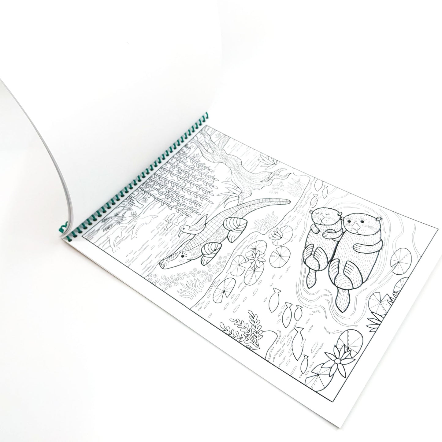 Coloring Book- Kat Lamp