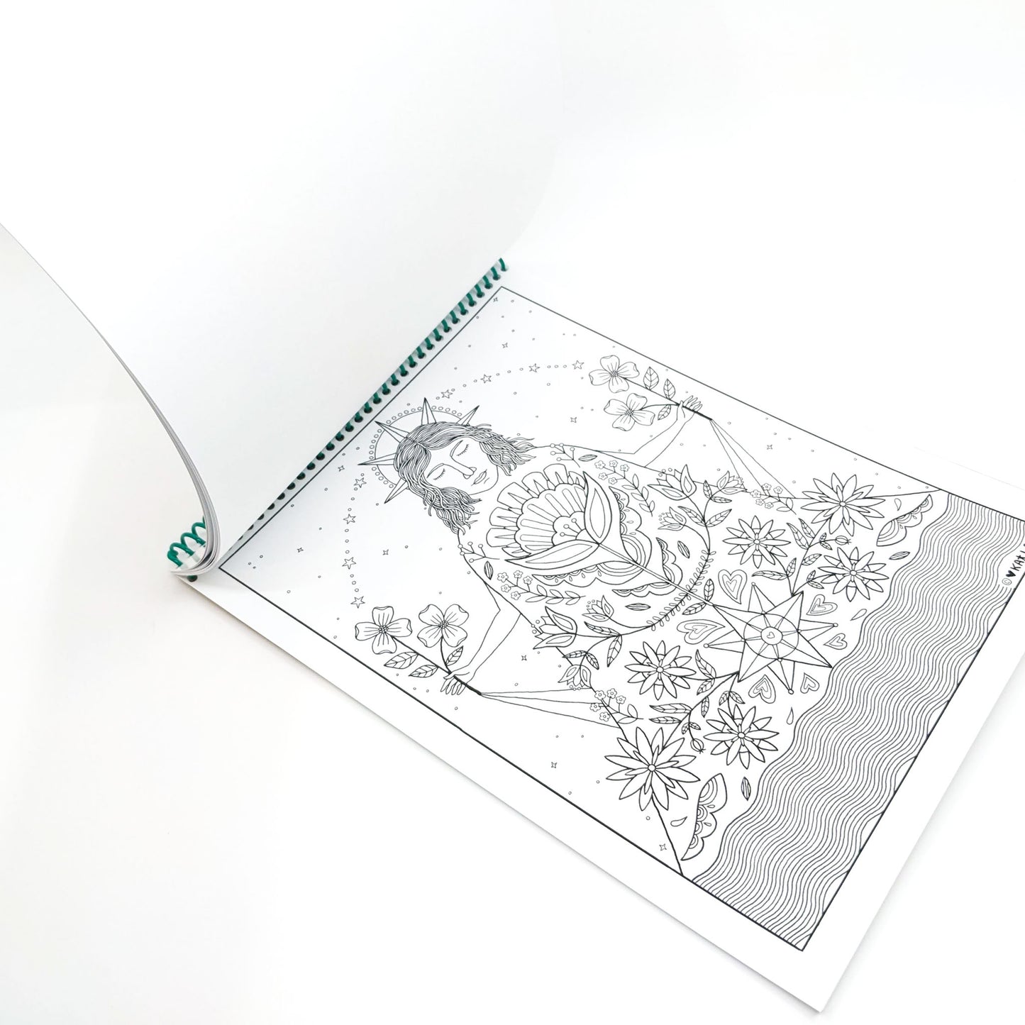 Coloring Book- Kat Lamp