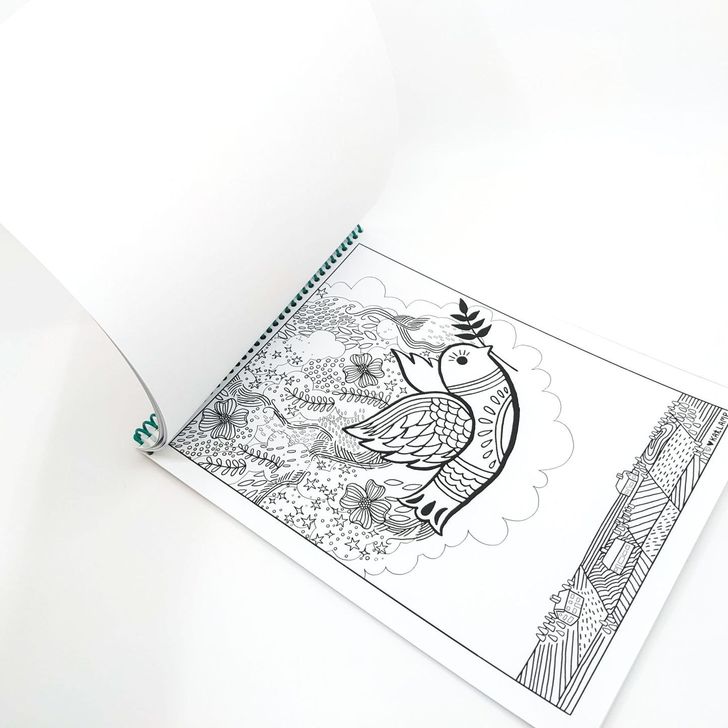 Coloring Book- Kat Lamp
