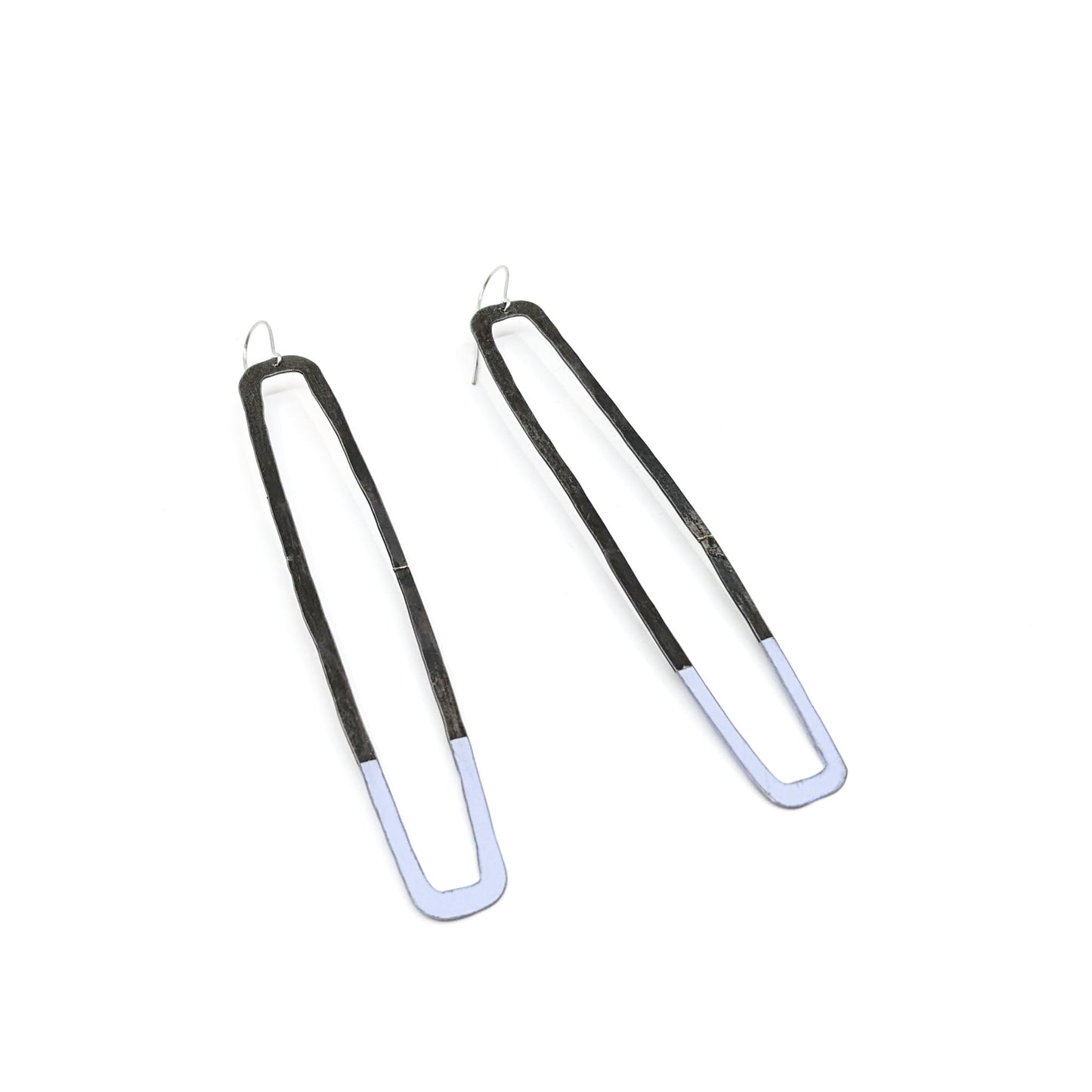 Extra Large Lavender/Steel Rectangles