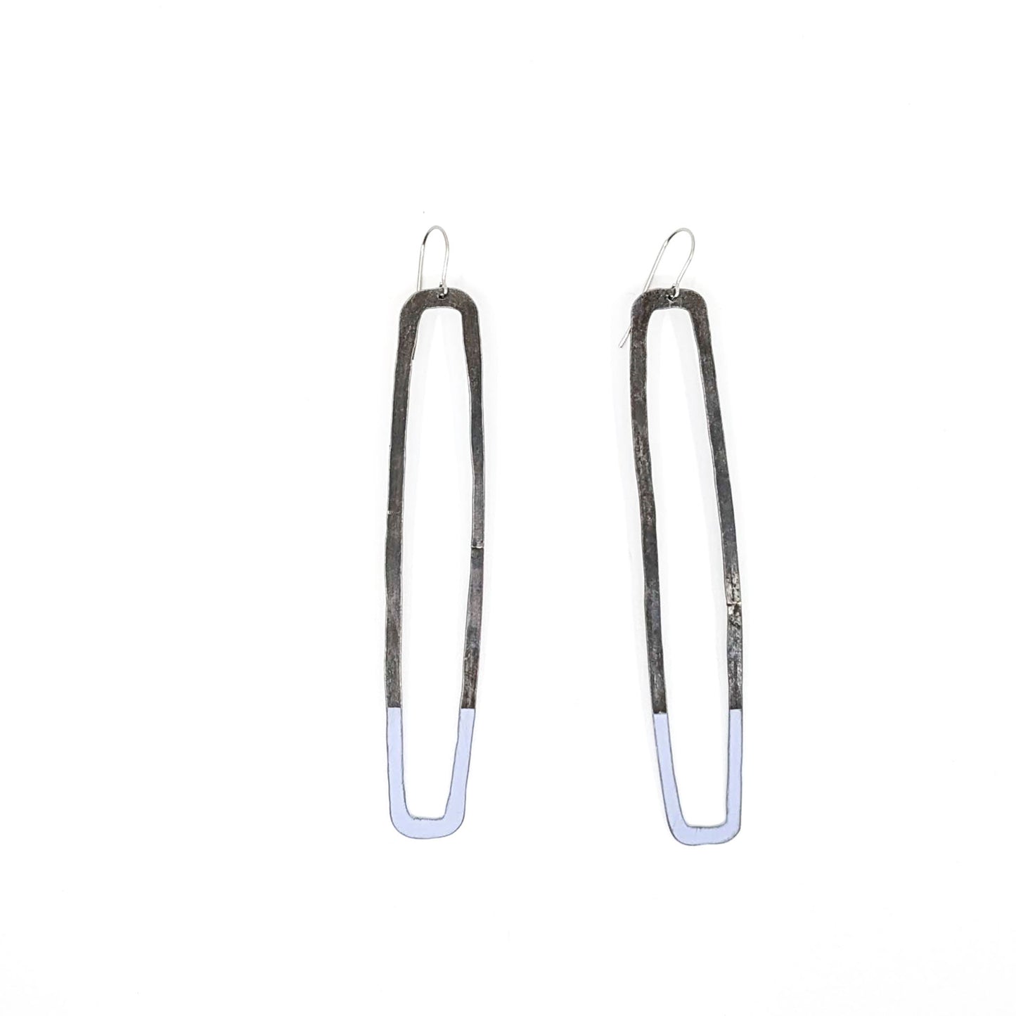 Extra Large Lavender/Steel Rectangles