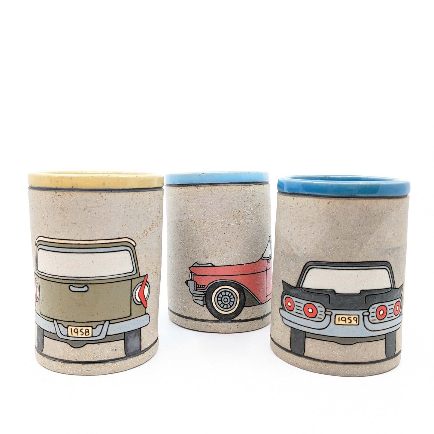Vintage Car Cups
