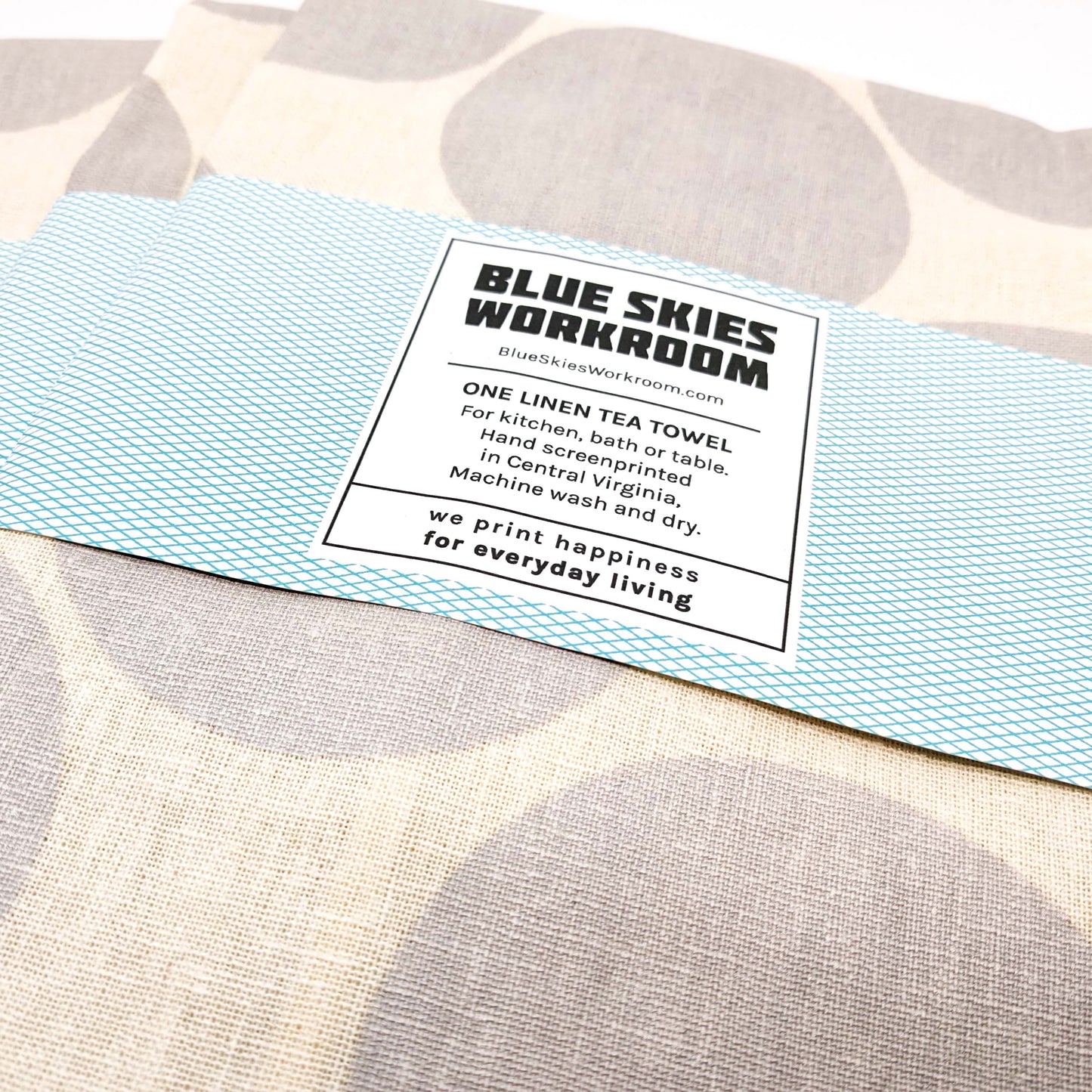 Screenprinted Linen Tea Towels