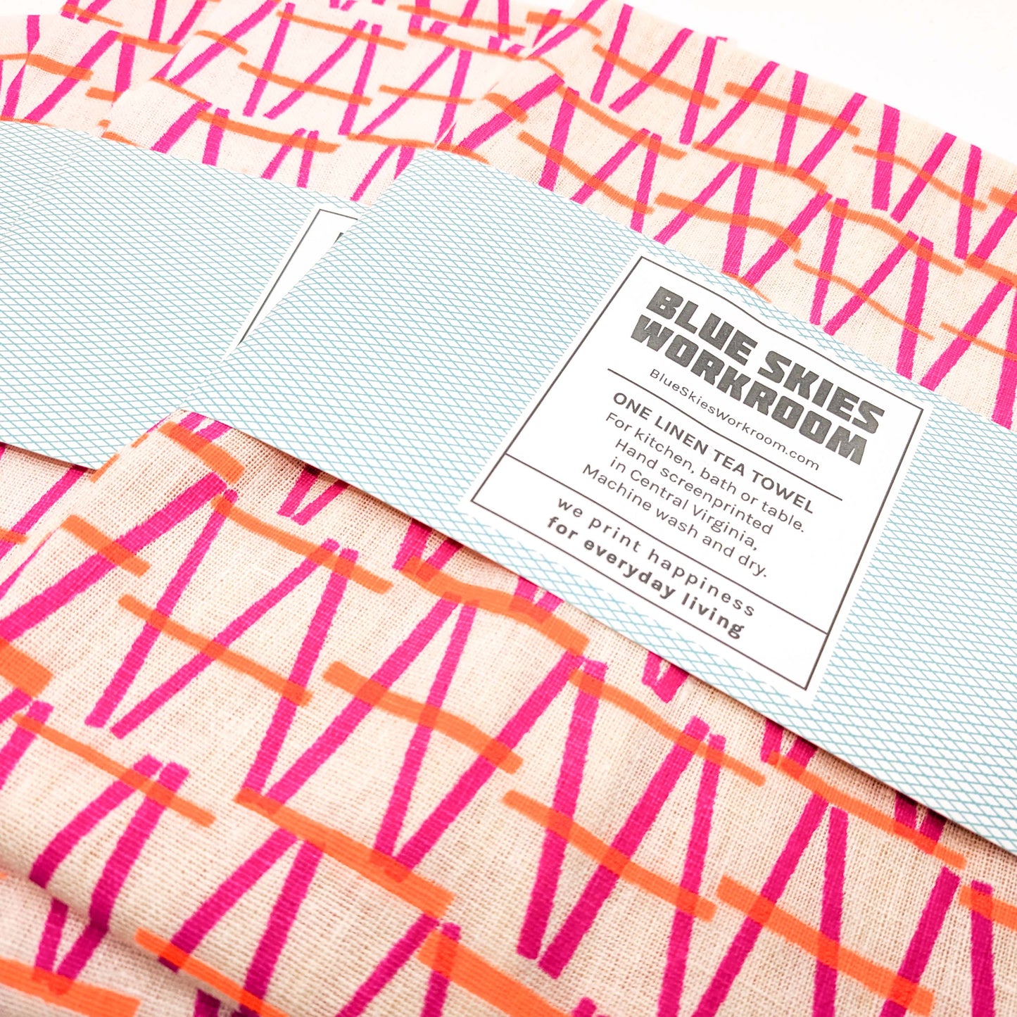 Screenprinted Linen Tea Towels