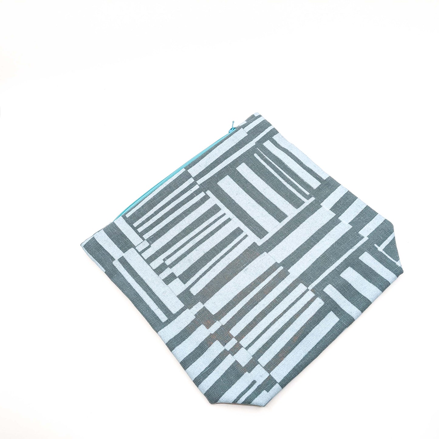 Gusseted Zippered Pouches, Linen, Medium / various prints