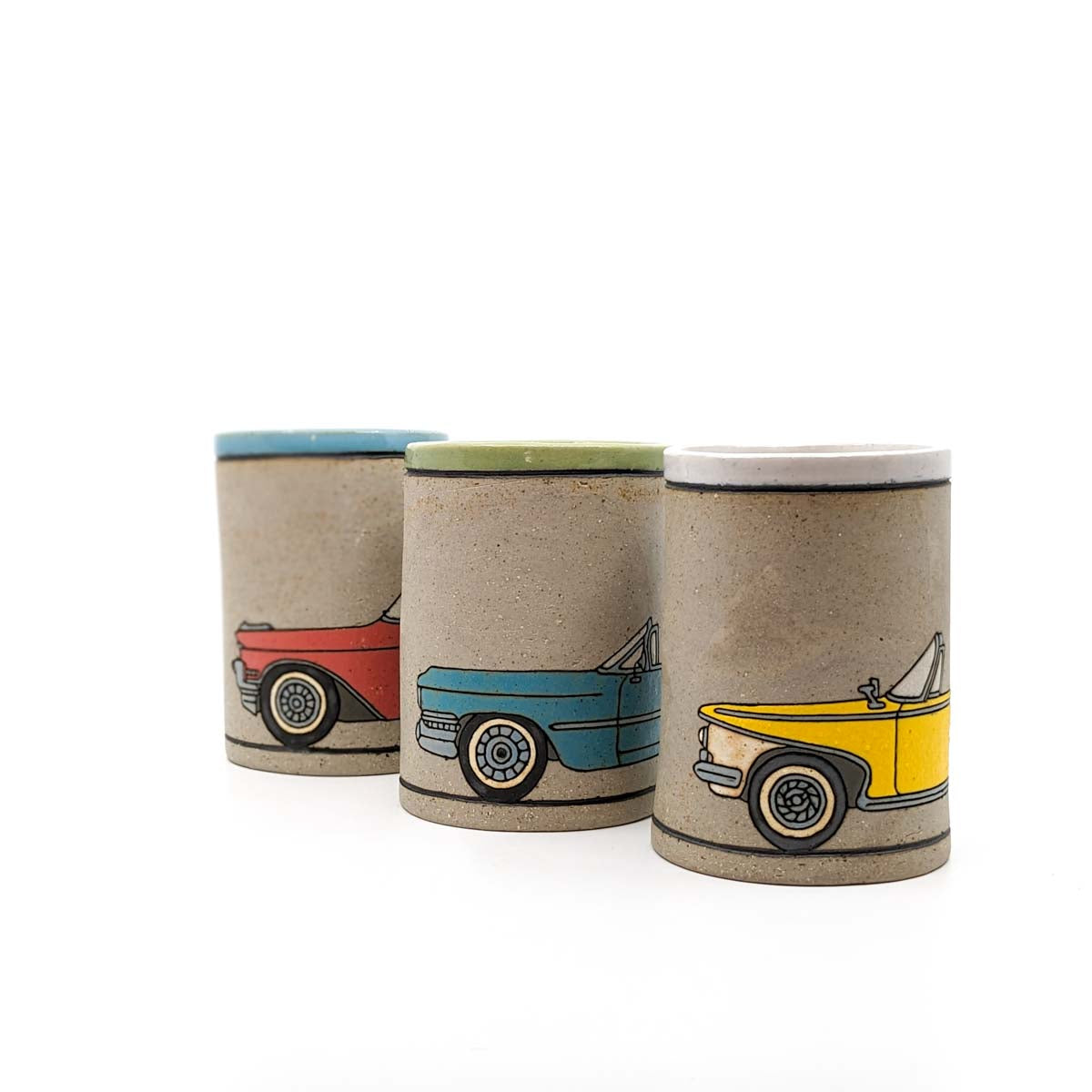 Vintage Car Cups