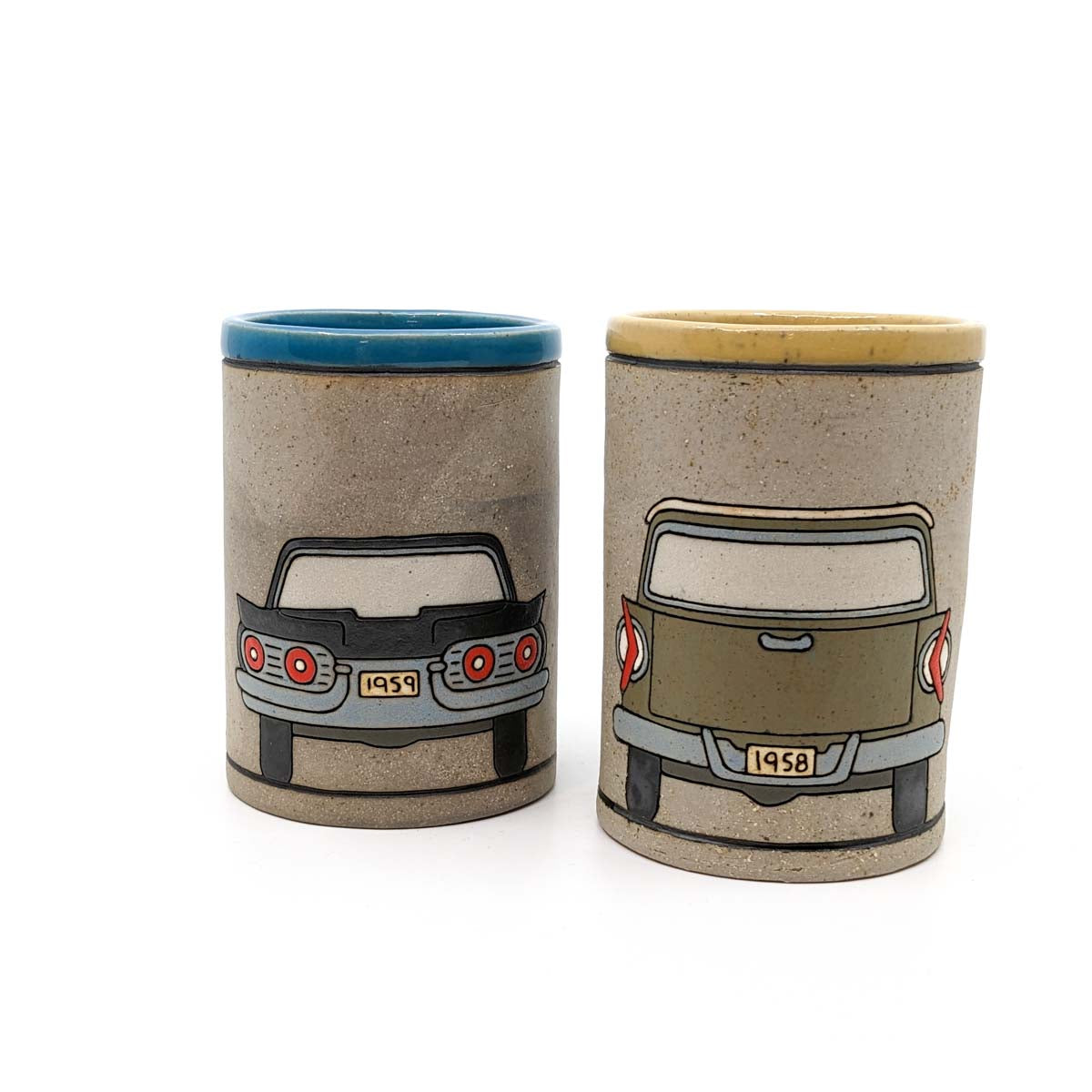 Vintage Car Cups