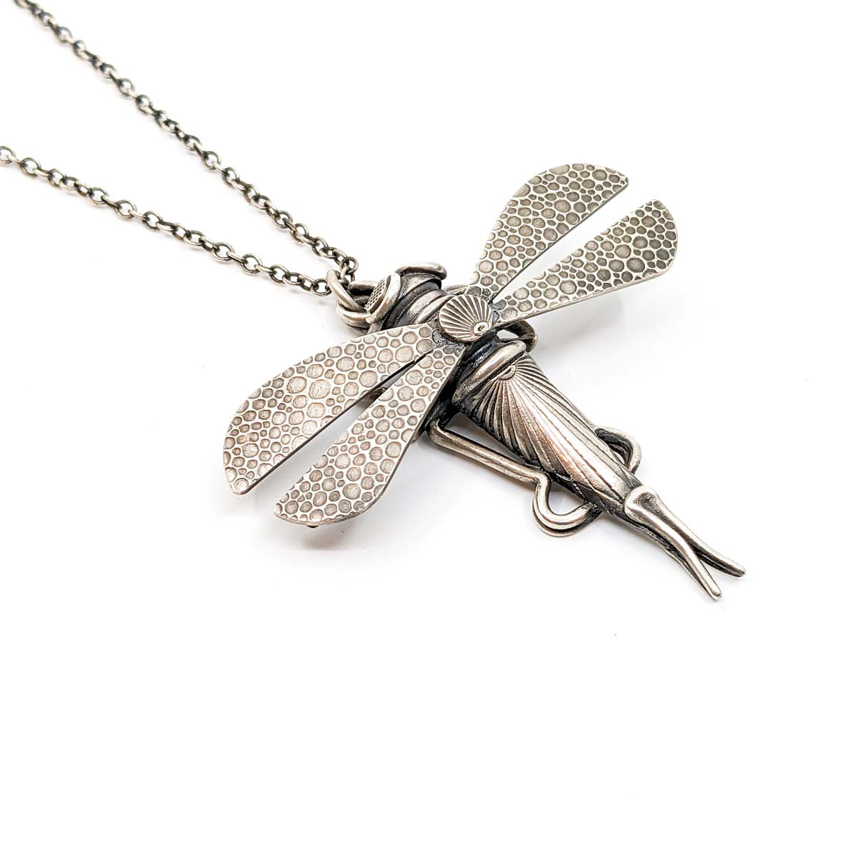 Sun Dragonfly Necklace