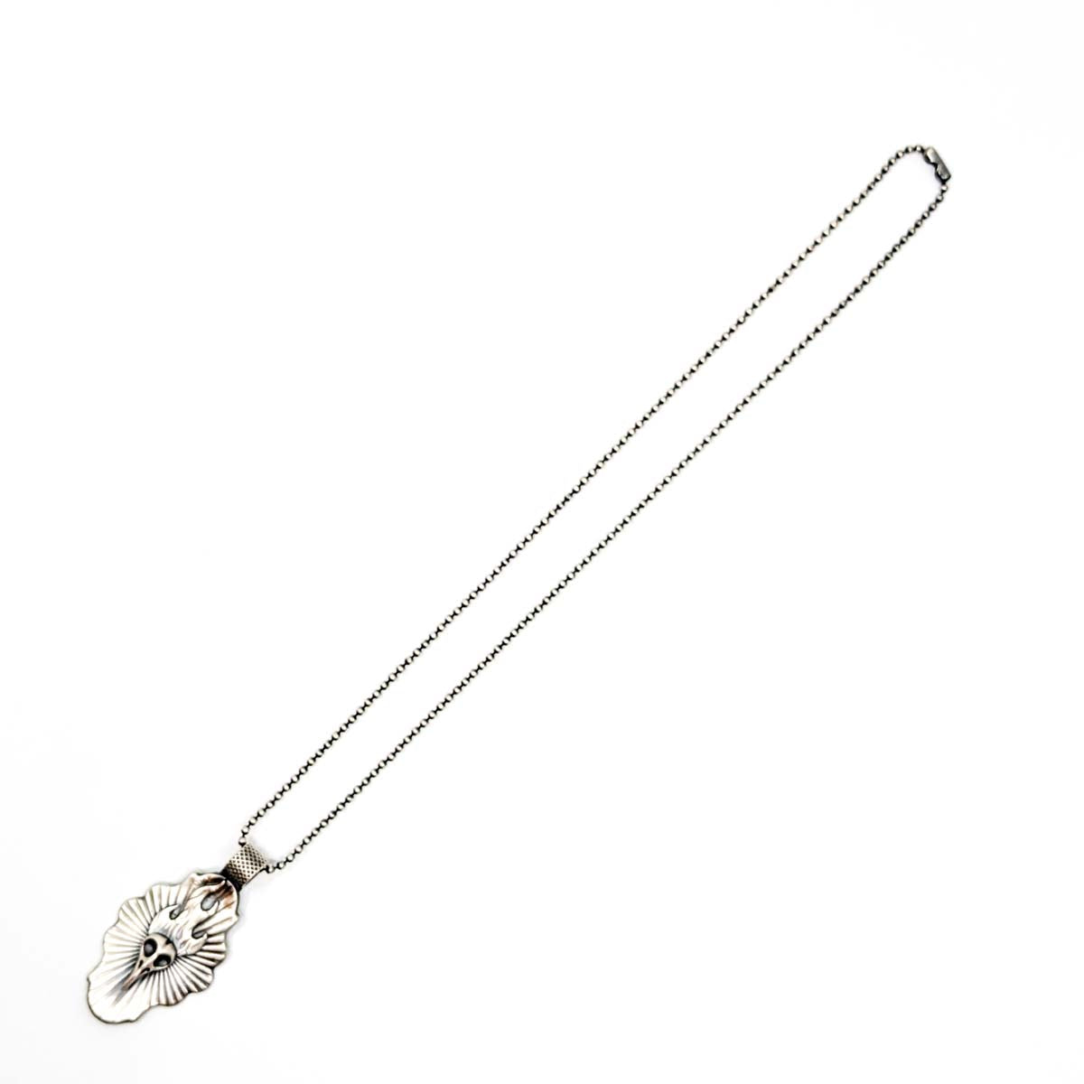Nevermore (Crow Skull with Flowers) Necklace