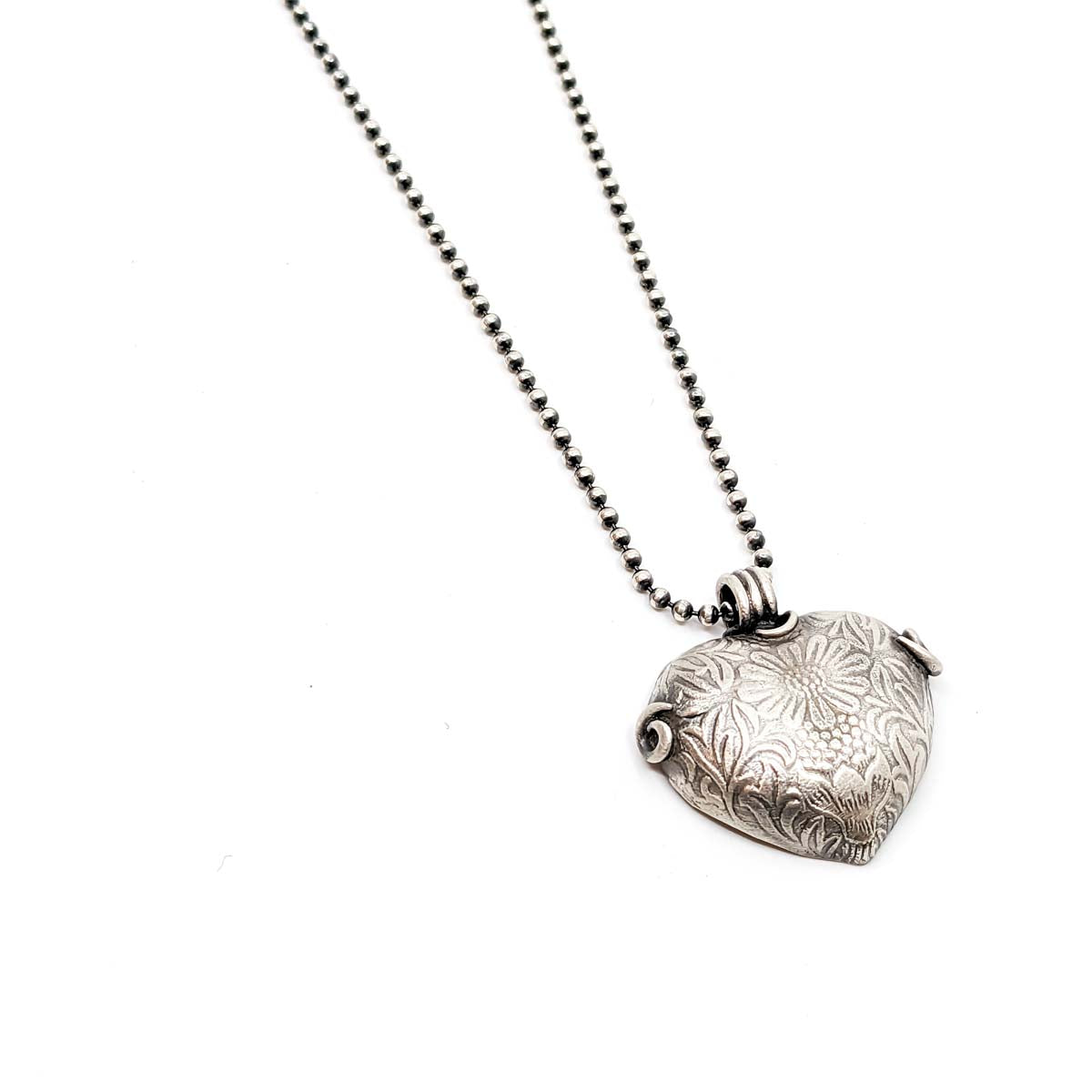 Floral Heart Necklace