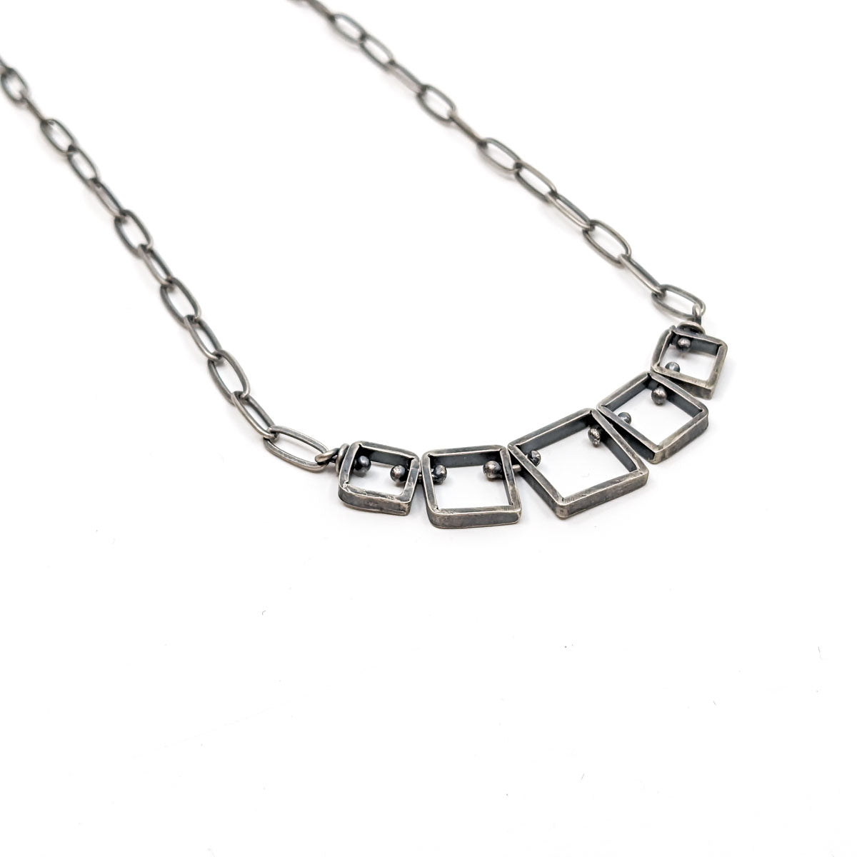Five Squares Necklace