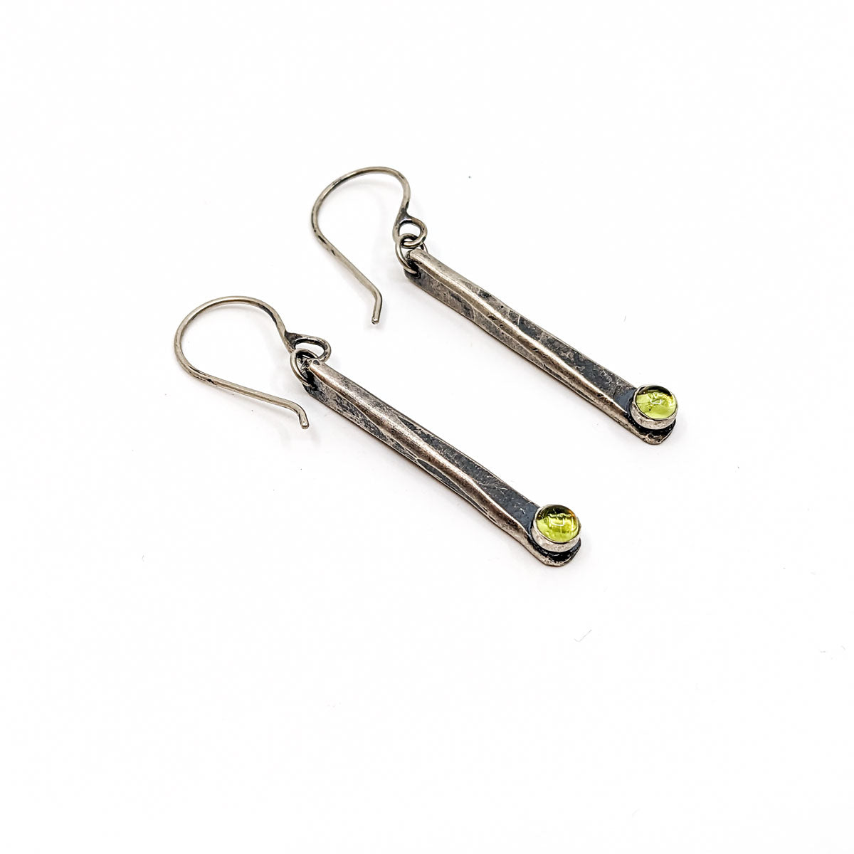 Wedges with Peridot- Earrings