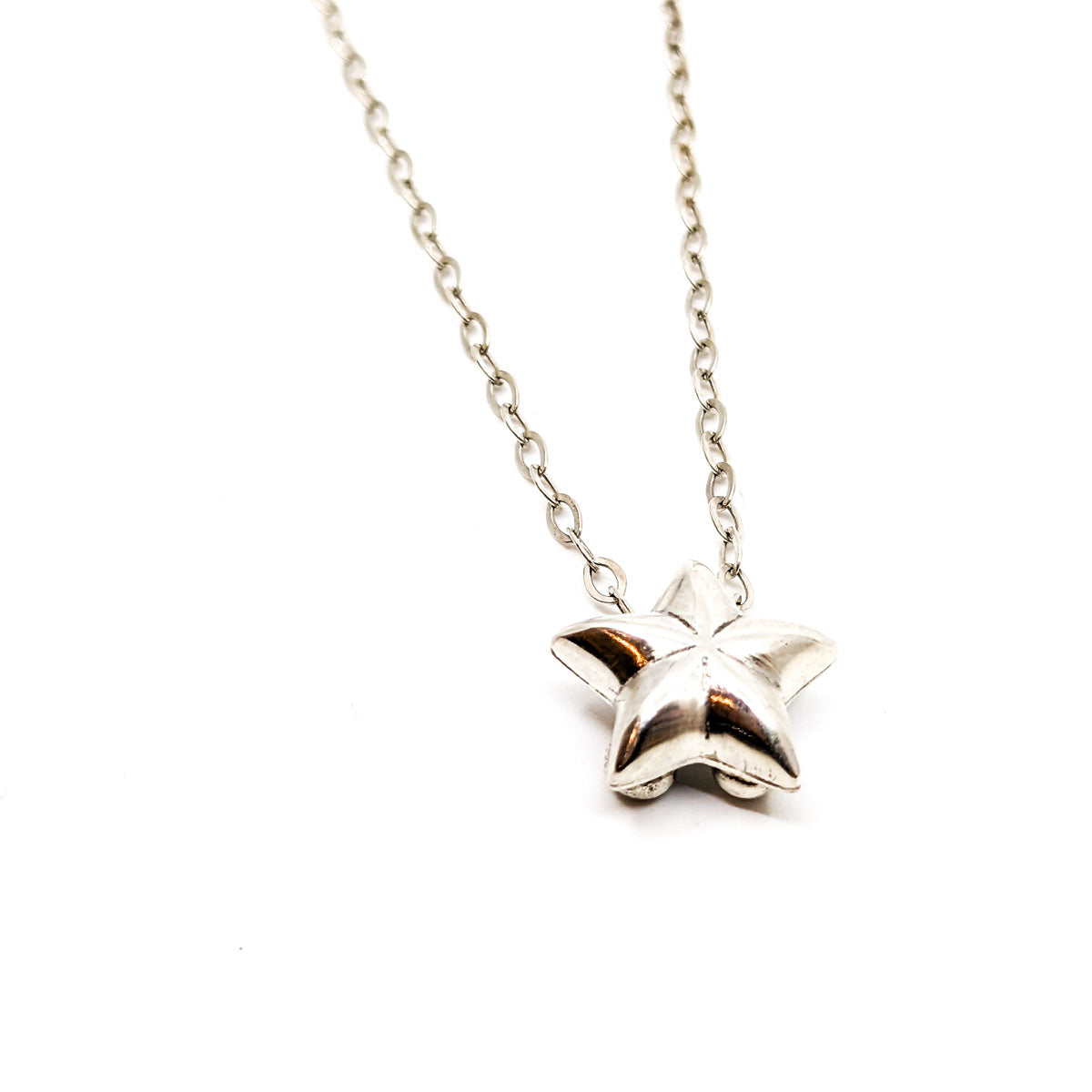 Silver Star Necklace