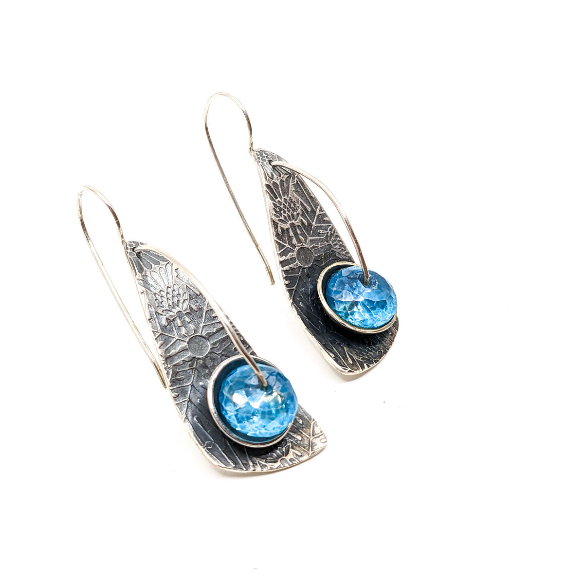 Blue Quartz Earrings