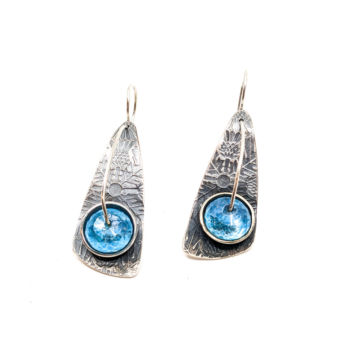 Blue Quartz Earrings