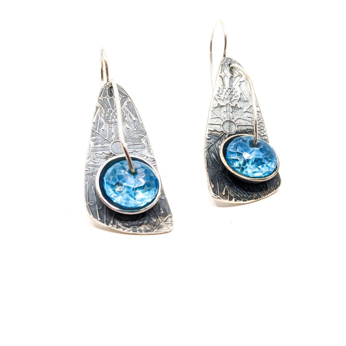 Blue Quartz Earrings