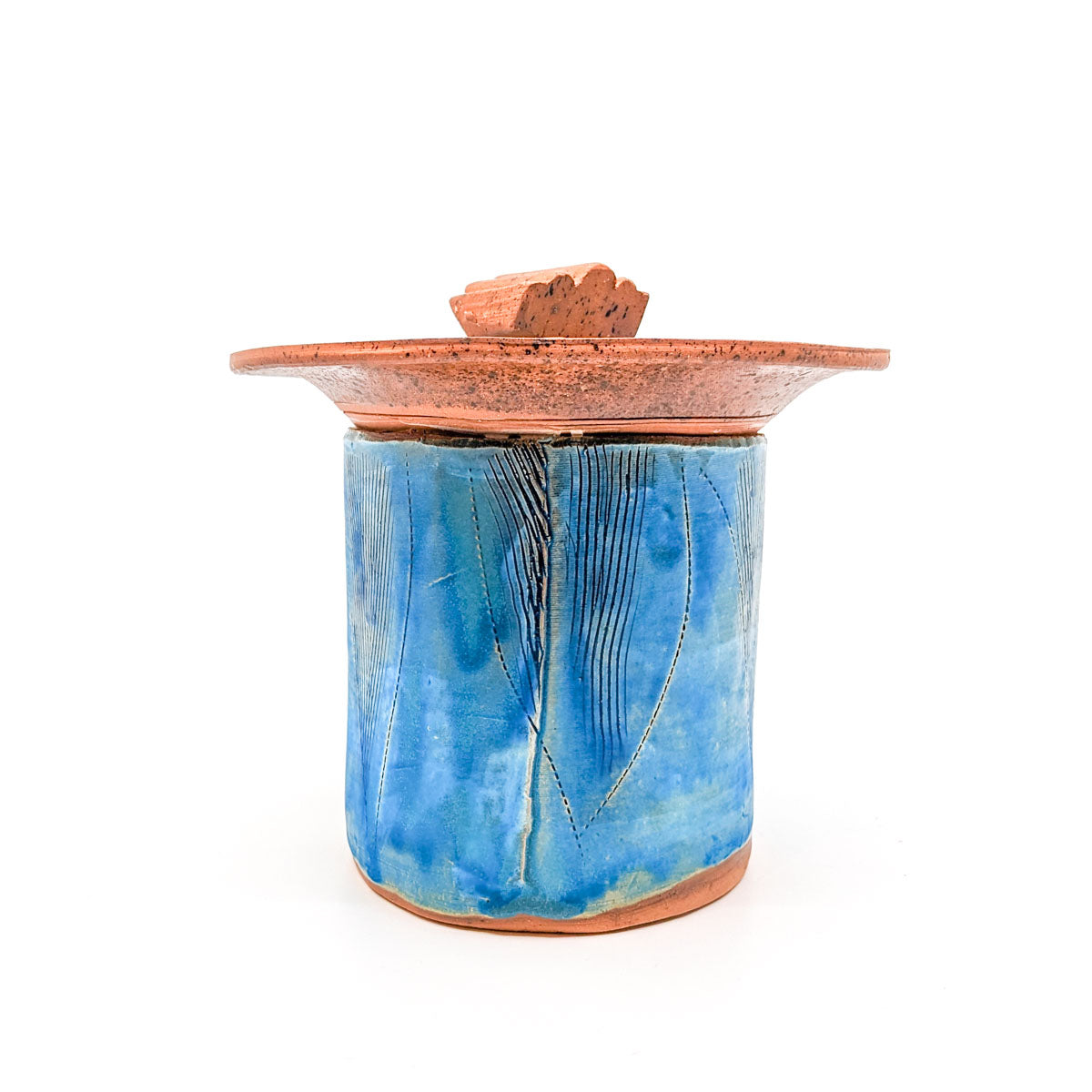 Large Canister in Turquoise