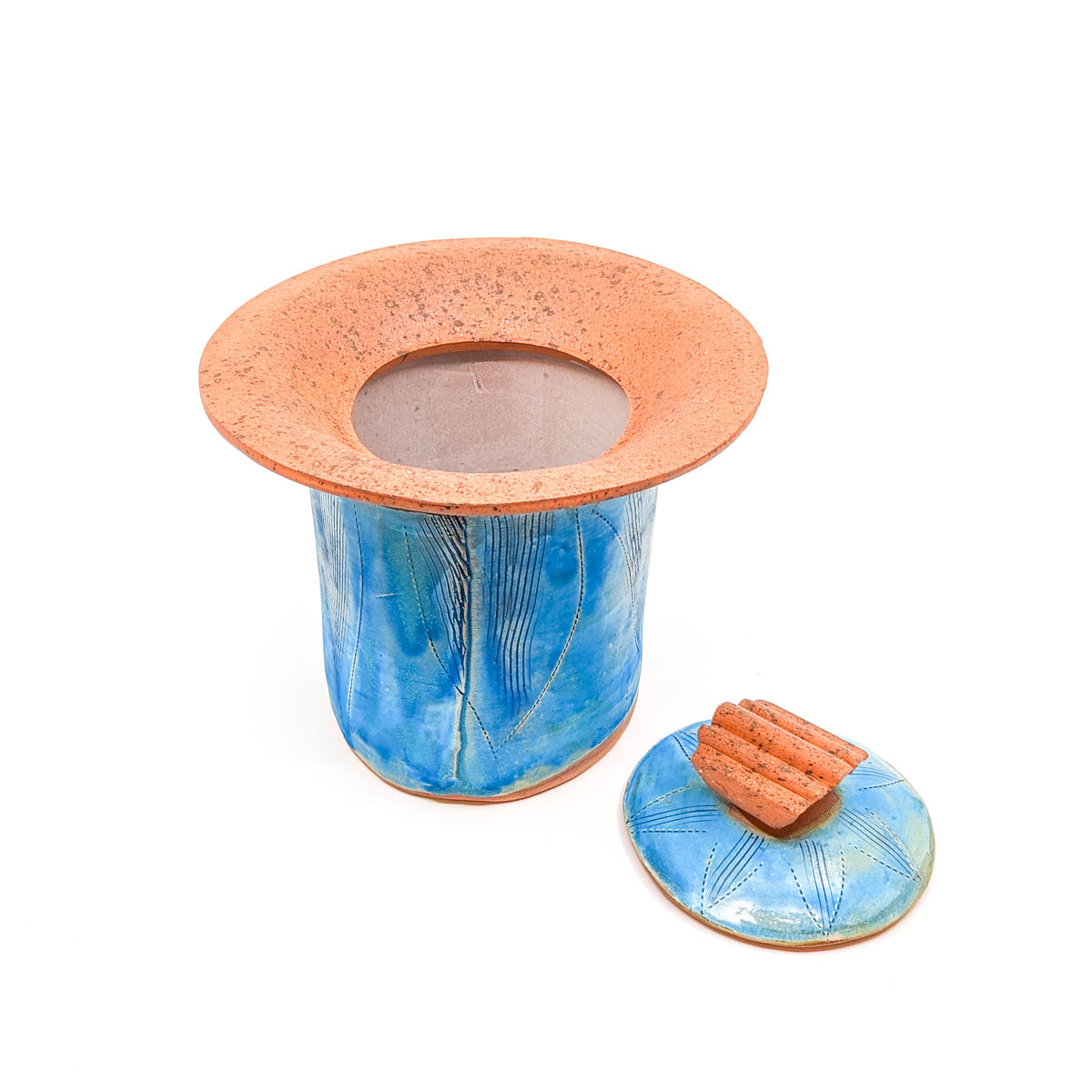 Large Canister in Turquoise