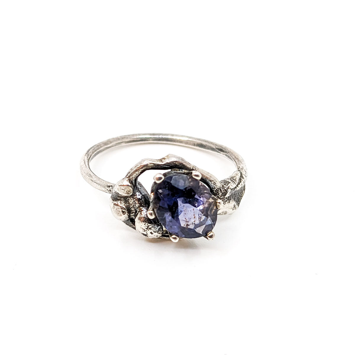 Earthen Ring + Natural Iolite