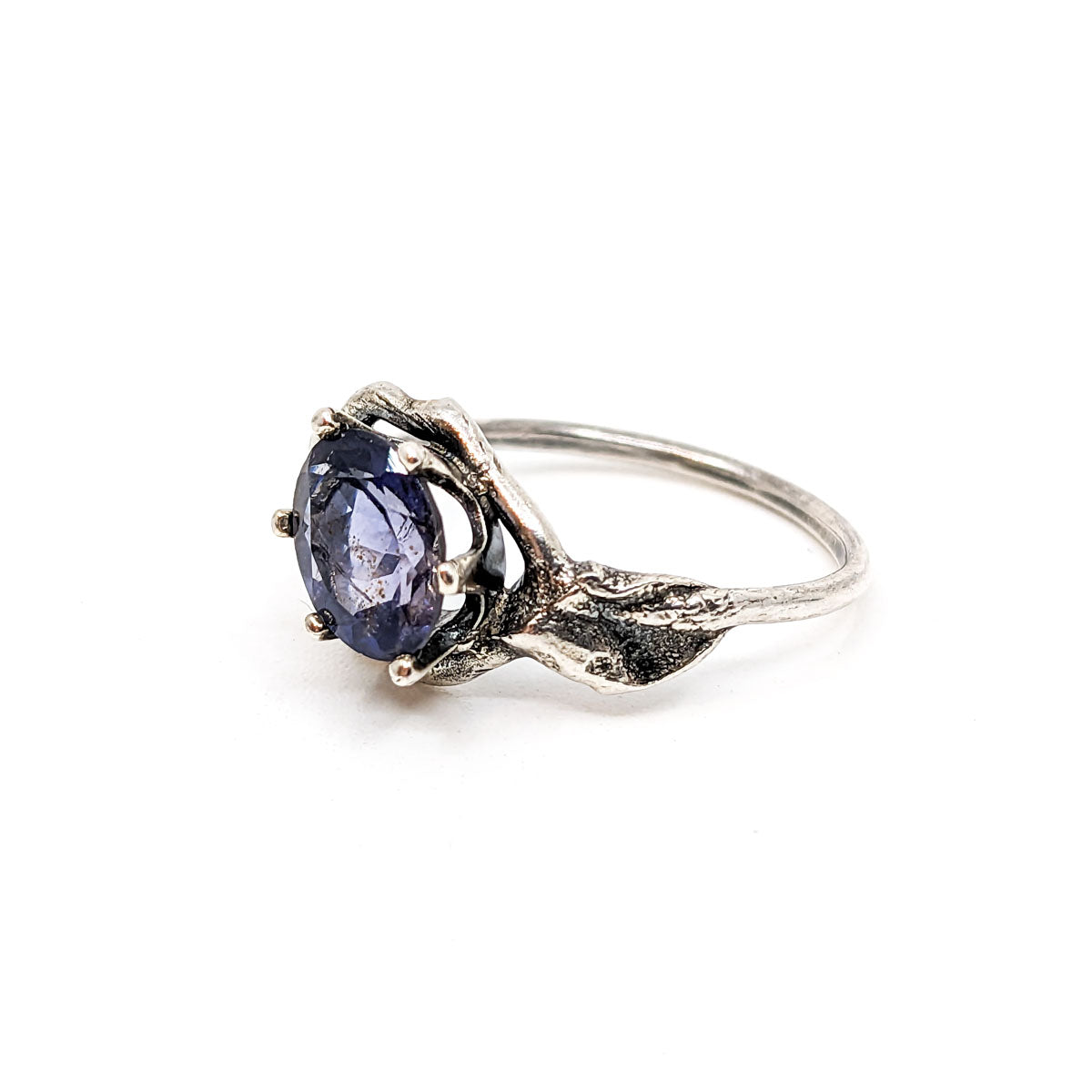 Earthen Ring + Natural Iolite