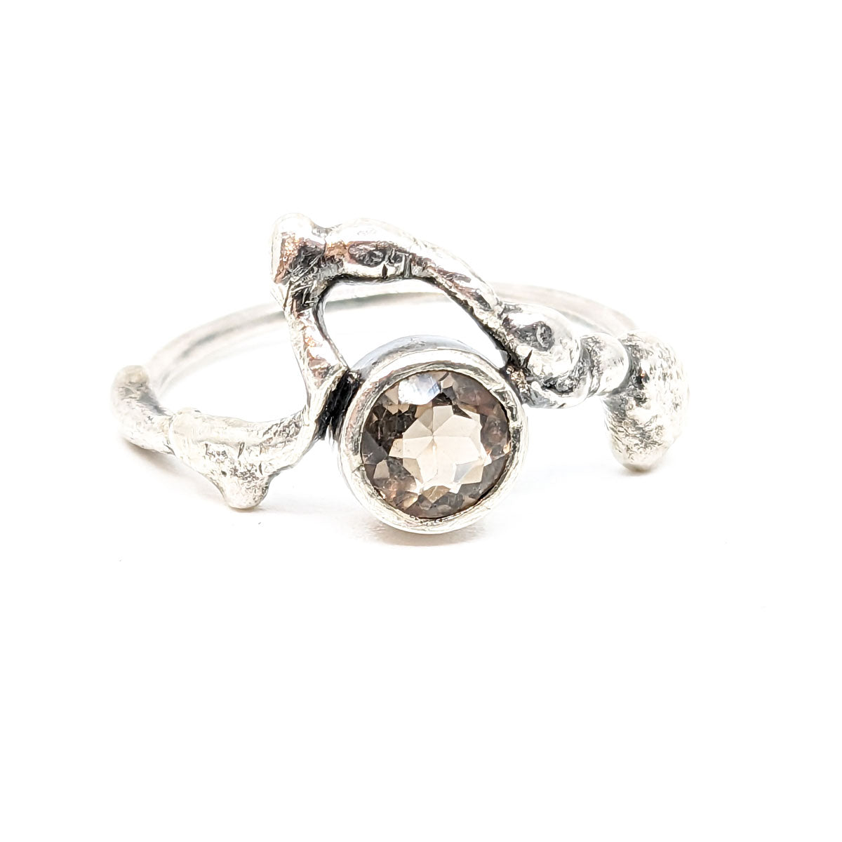 Earthen Ring + Smoky Quartz
