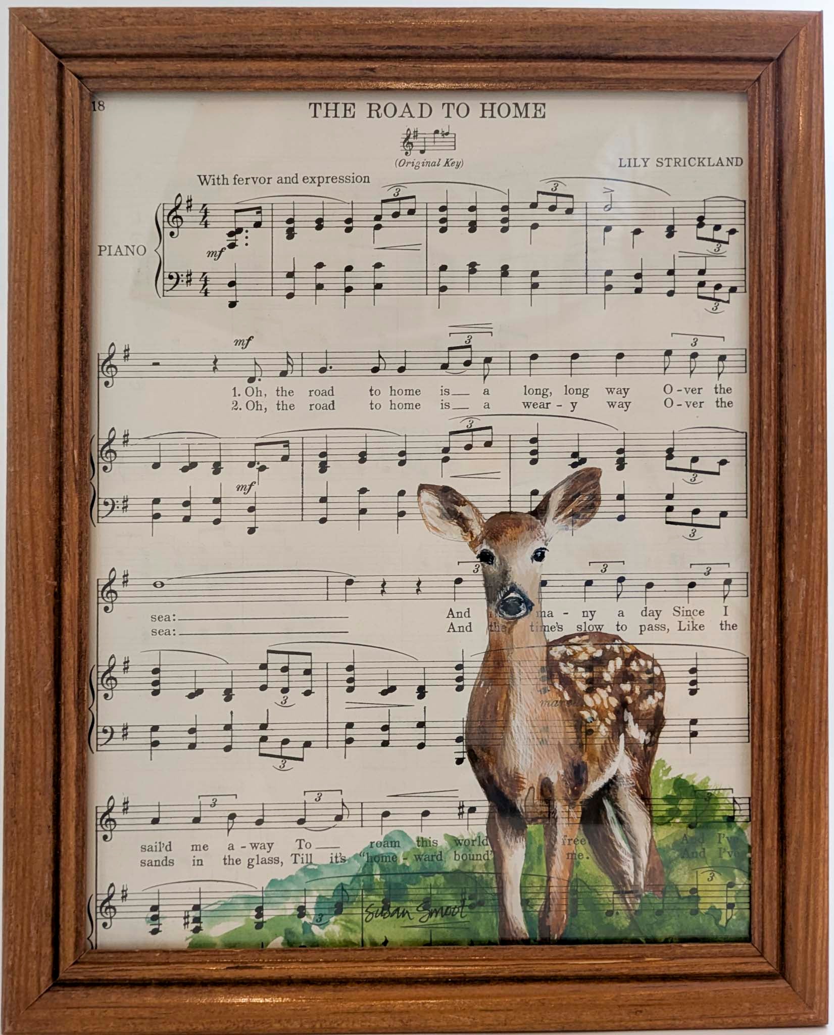 The Road to Home with Deer
