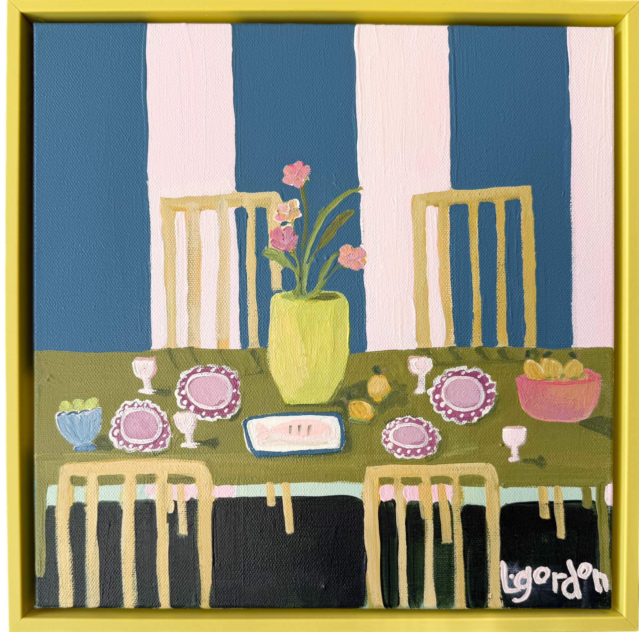 Striped Table Cloth