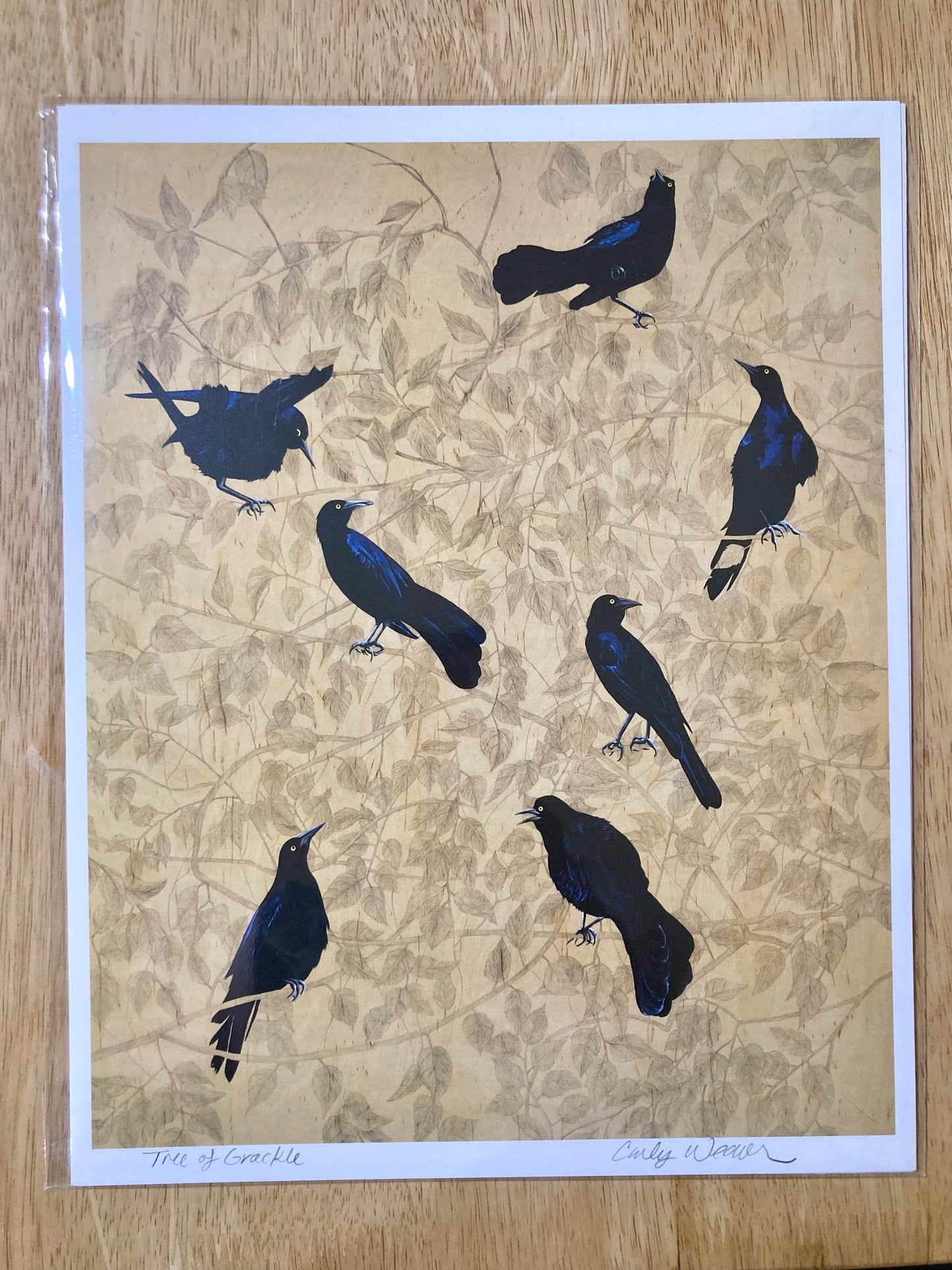 Tree of Grackle 11 x 14 Print