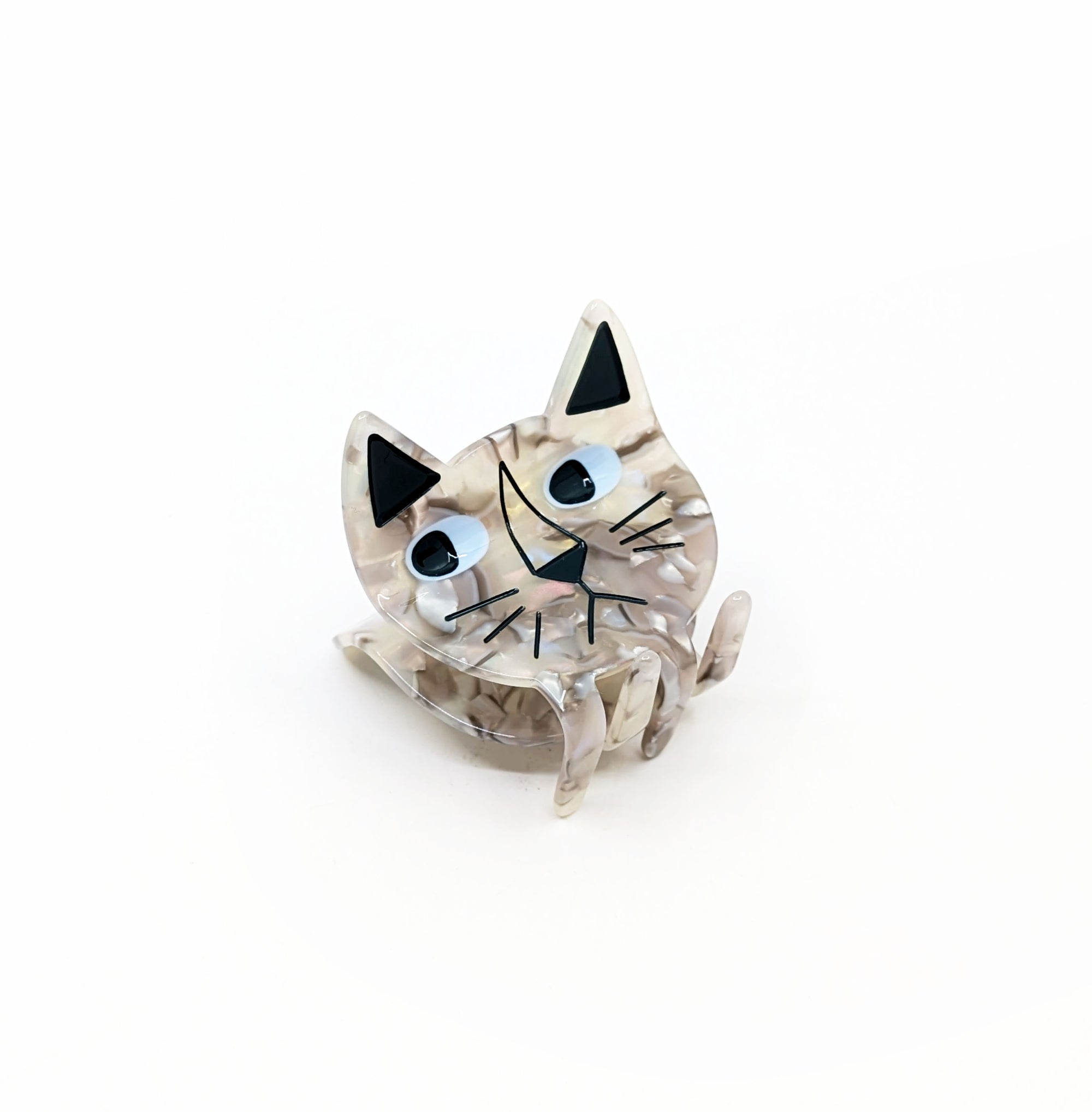 Hair Claw- Judgemental Cat