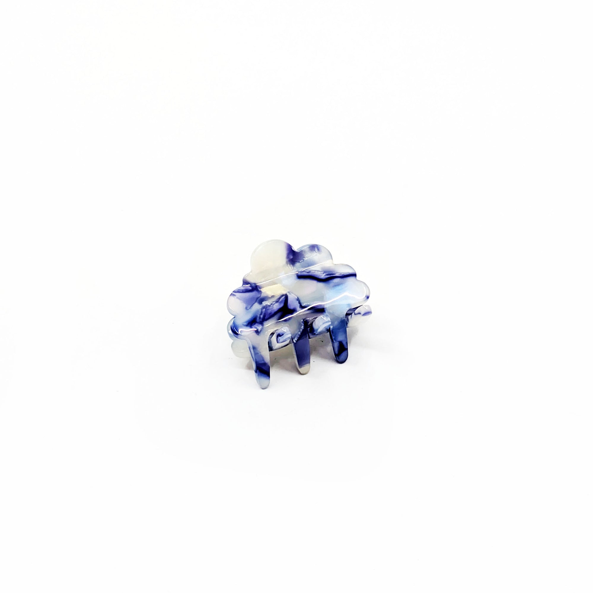 Mini Hair Claw- Rain Cloud