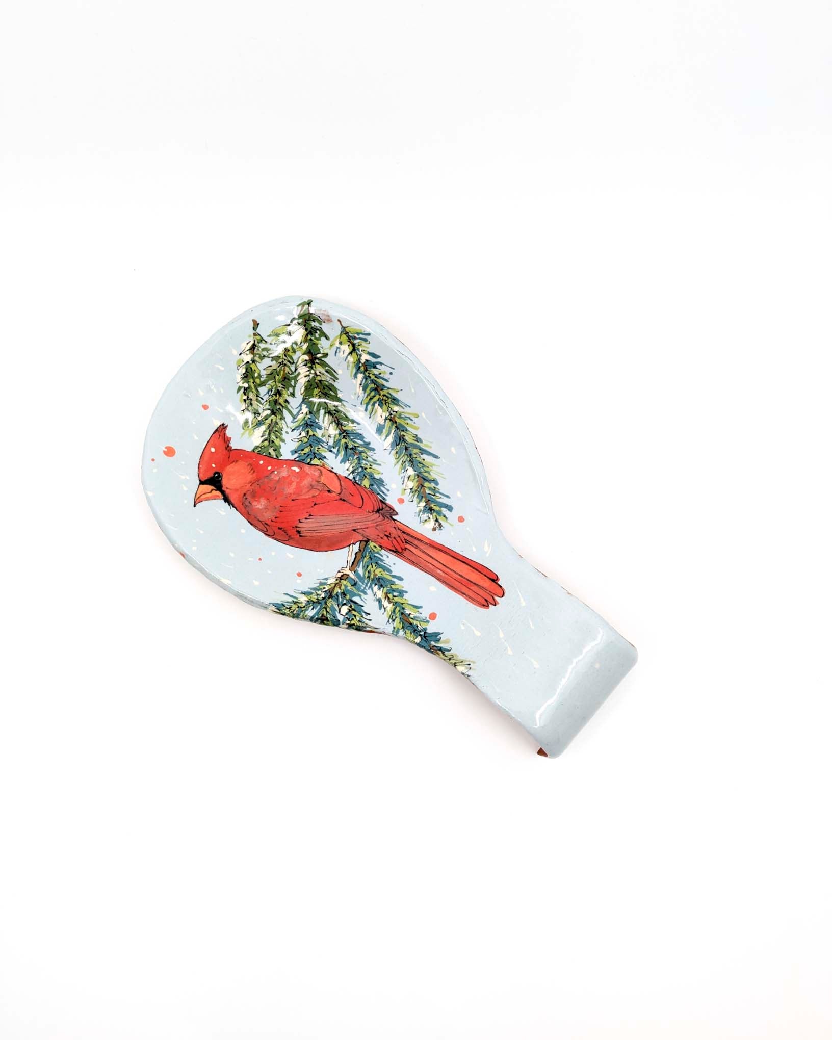 Cardinal Spoon Rest