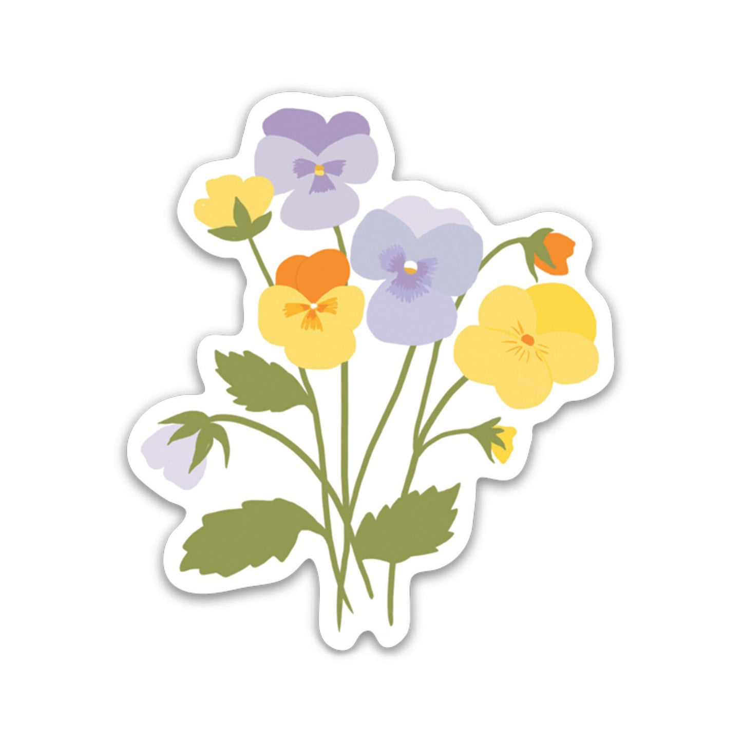 Pansies-Sticker
