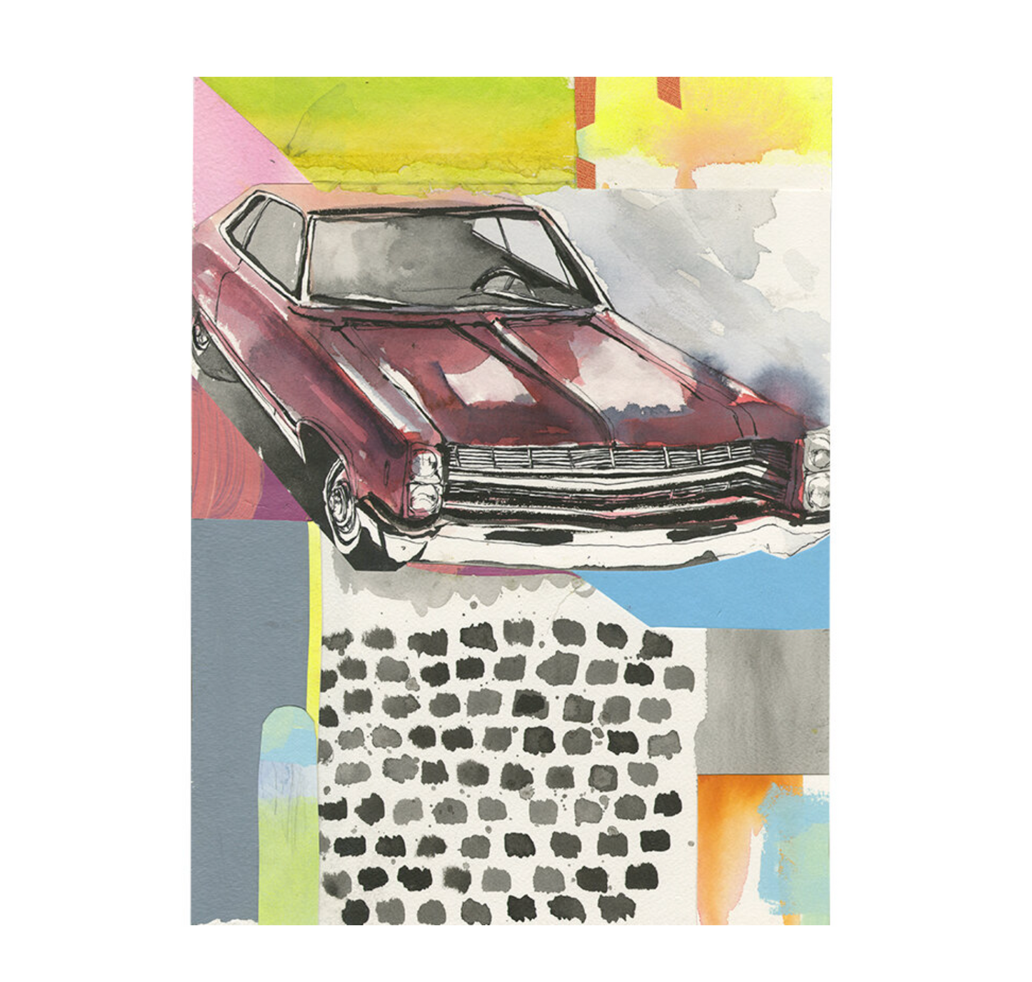 Hot Rod - Car Collage
