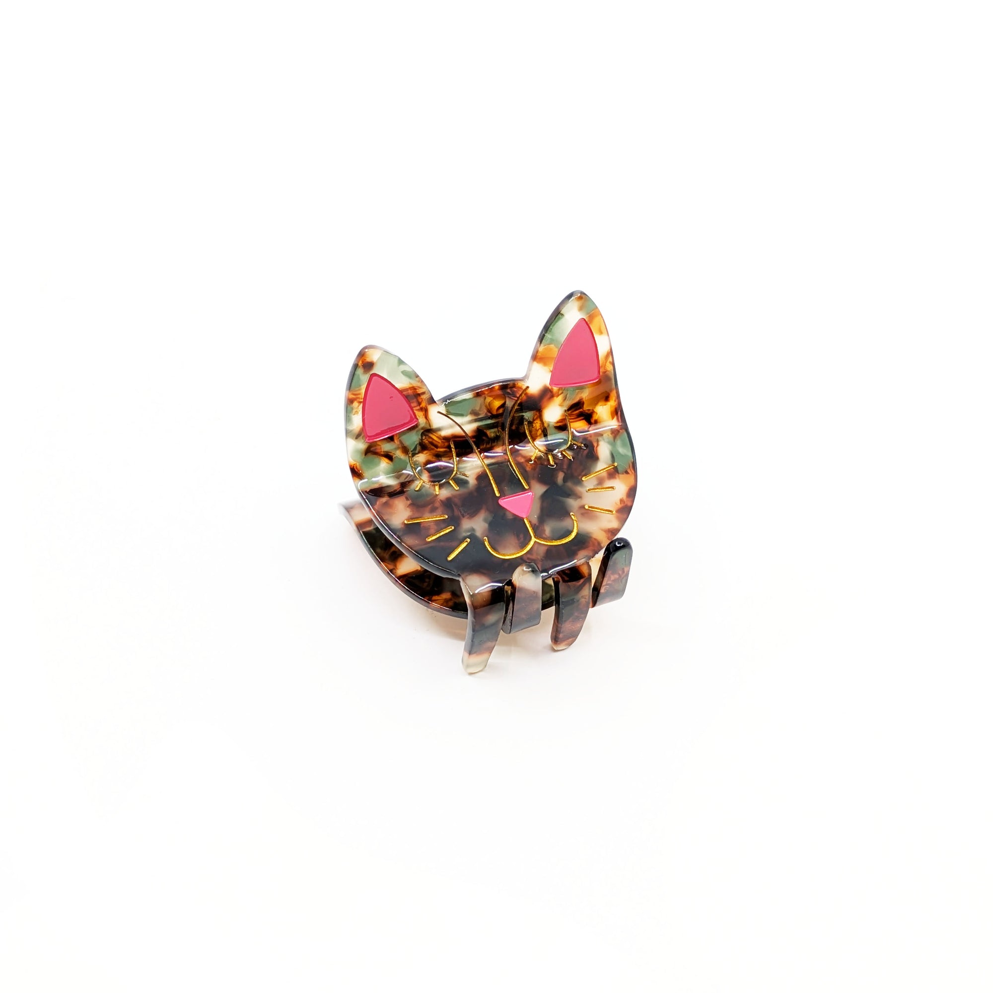 Hair Claw- Sleepy Tortie