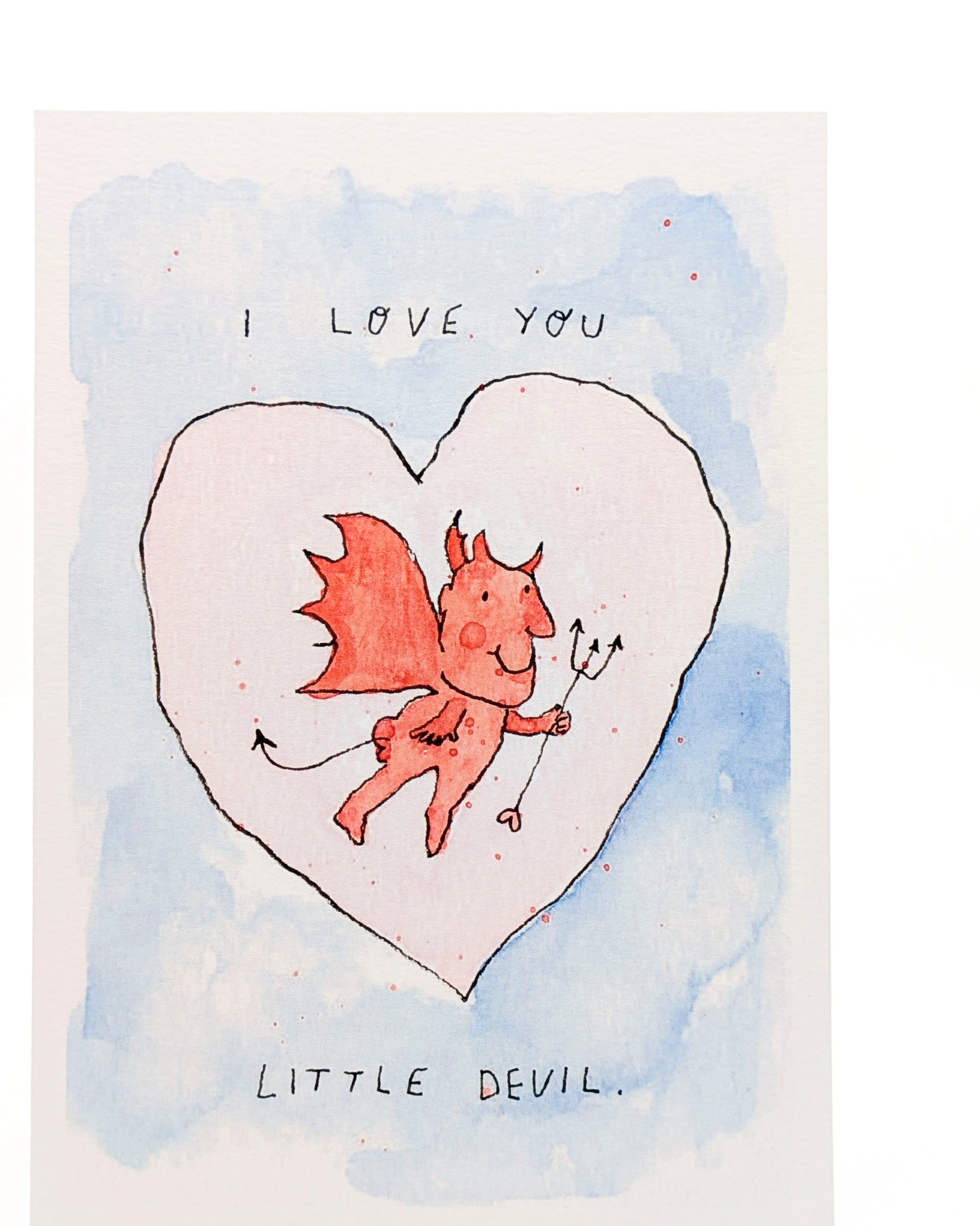 I Love You Little Devil-print