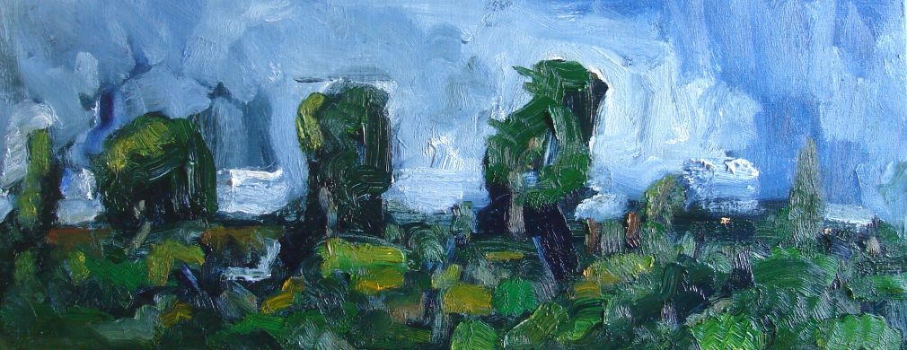 Landscape With Stormy Sky