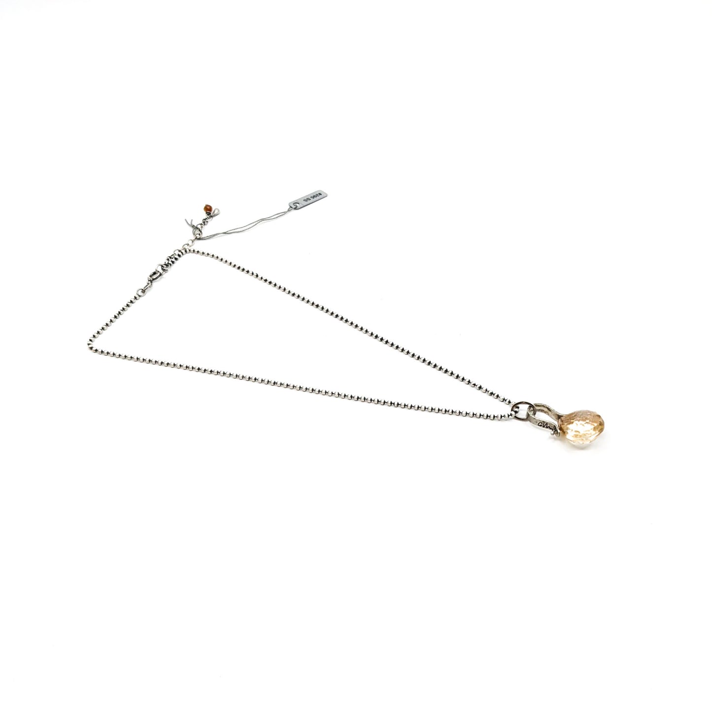 Petite Swing Pendant- Peach Mystic Quartz