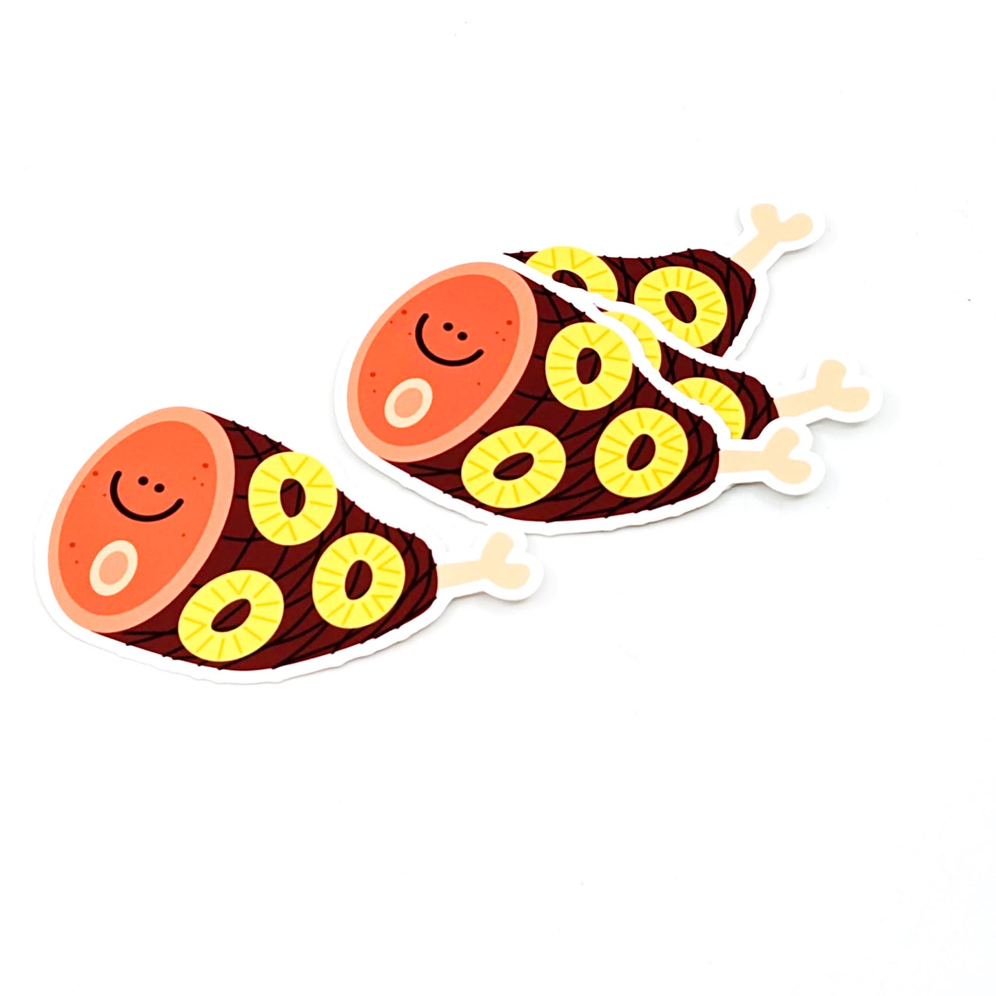 Happy Ham Leg-Sticker