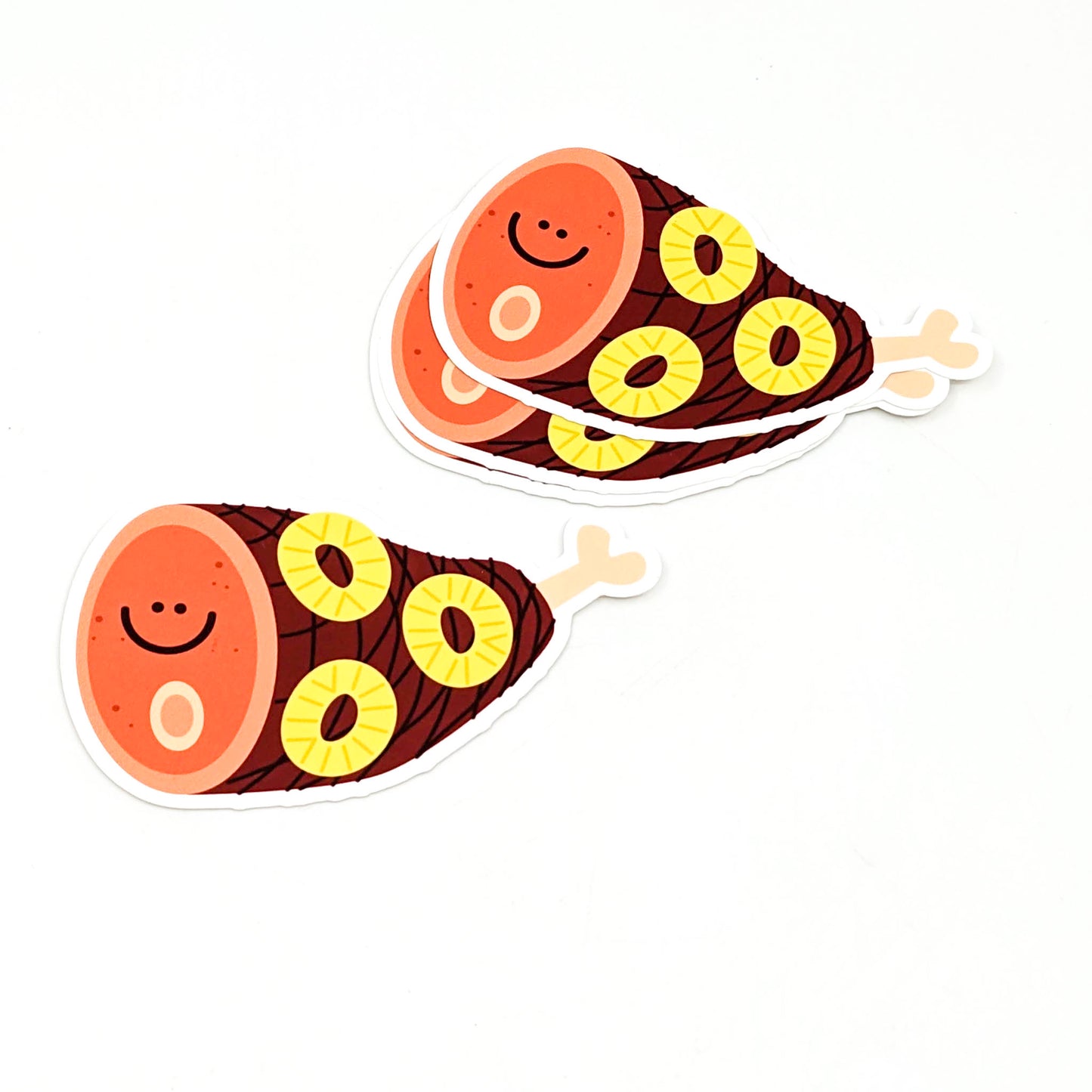 Happy Ham Leg-Sticker