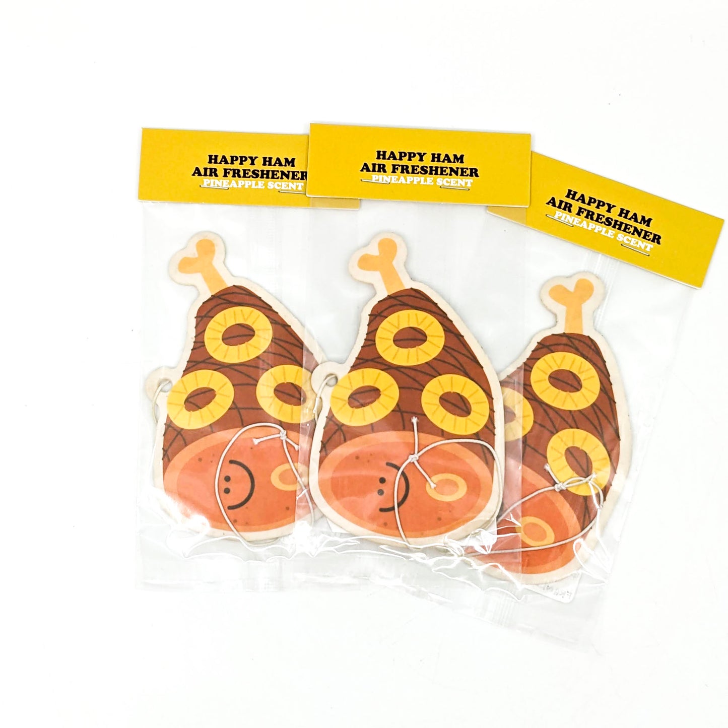 Happy Ham Air Freshener- Pineapple Scent