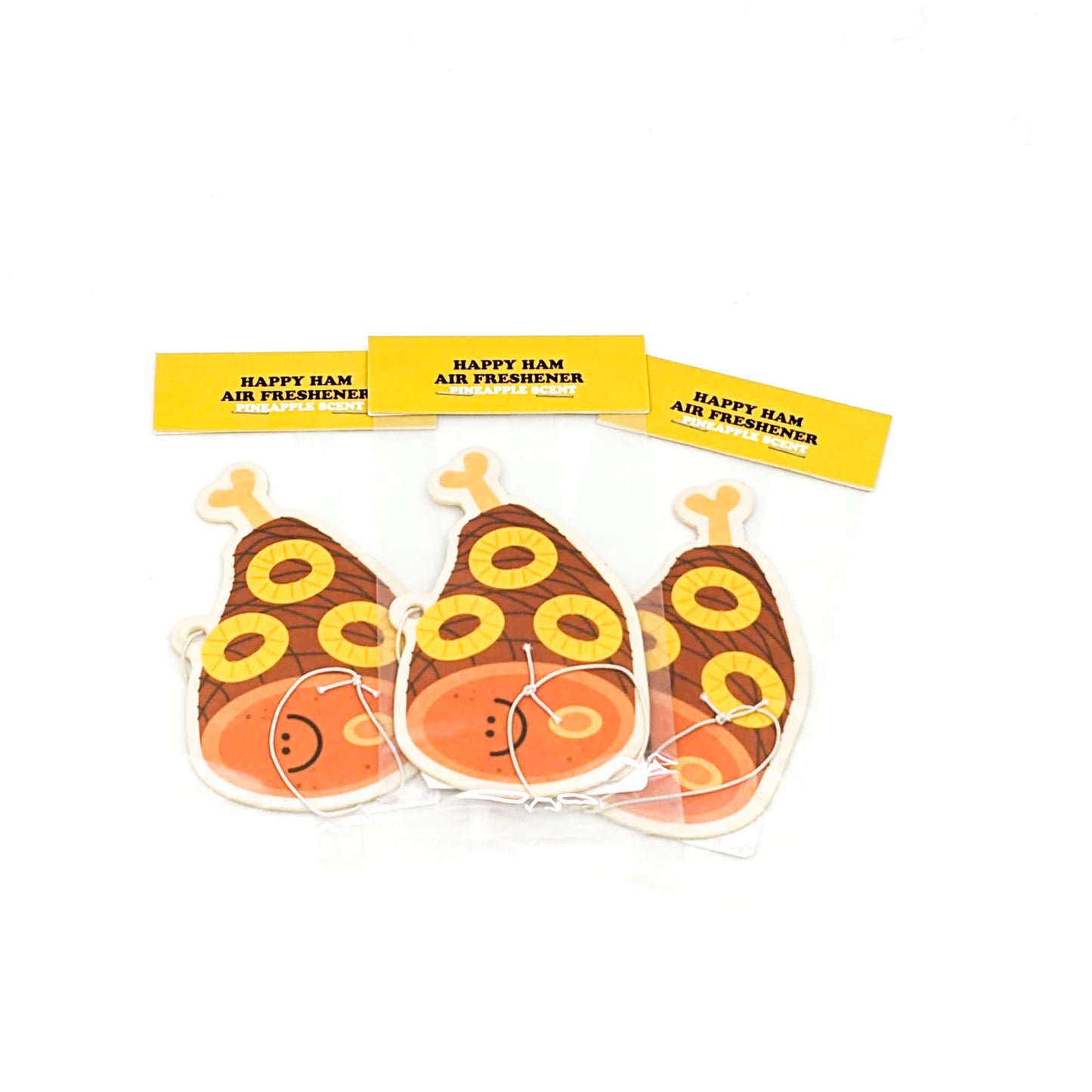 Happy Ham Air Freshener- Pineapple Scent