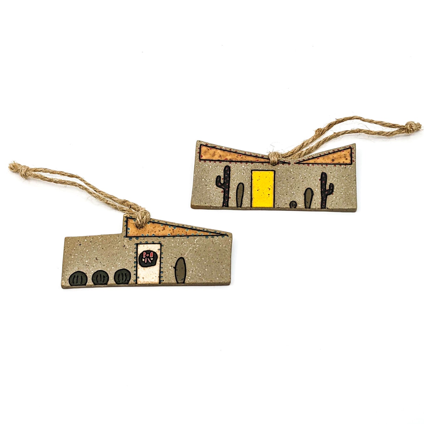 MCM House Ornaments