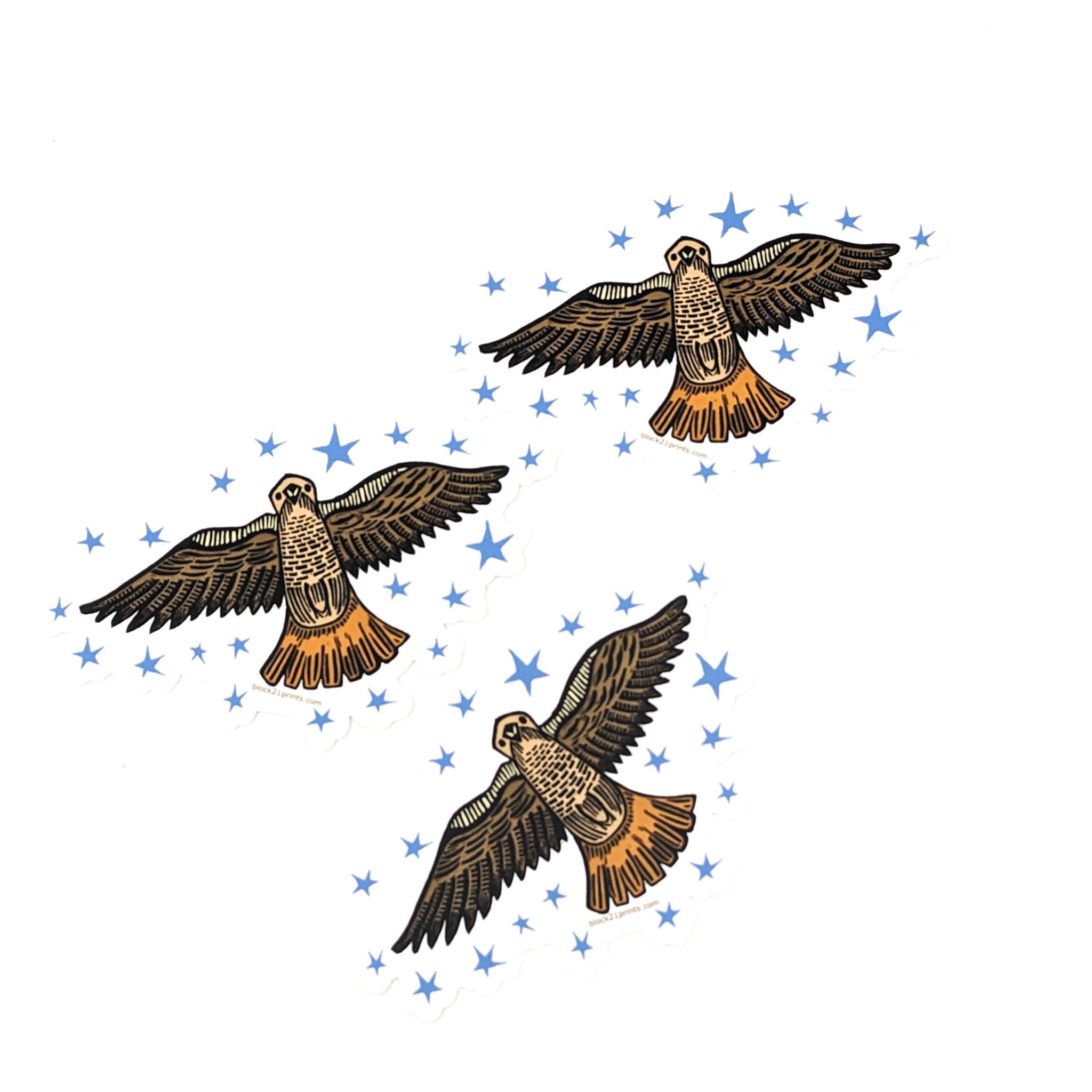 Red Tailed Hawk Sticker