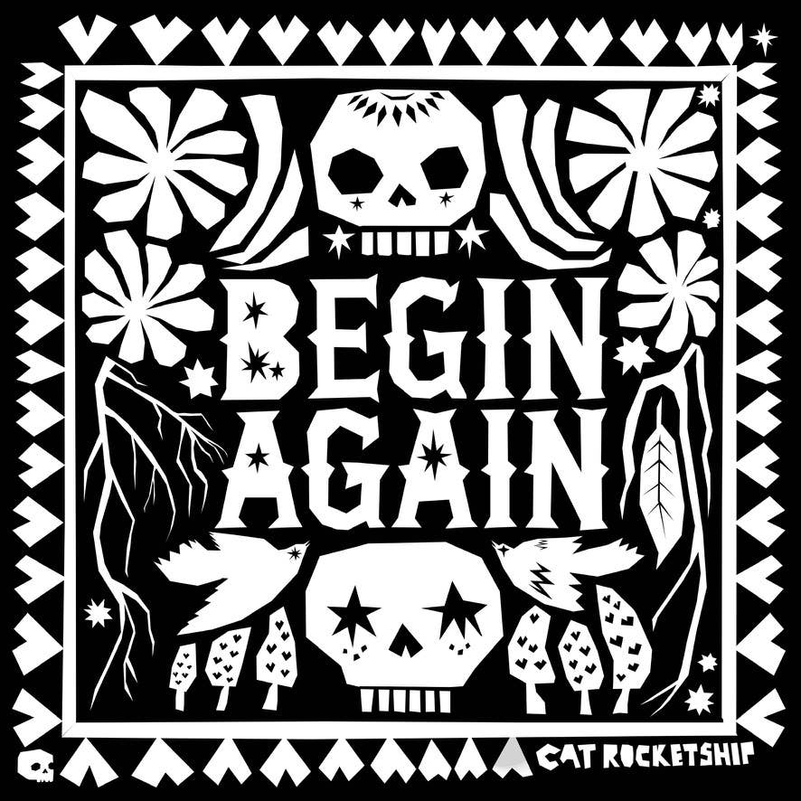 Renew & Begin Again Skull Sticker