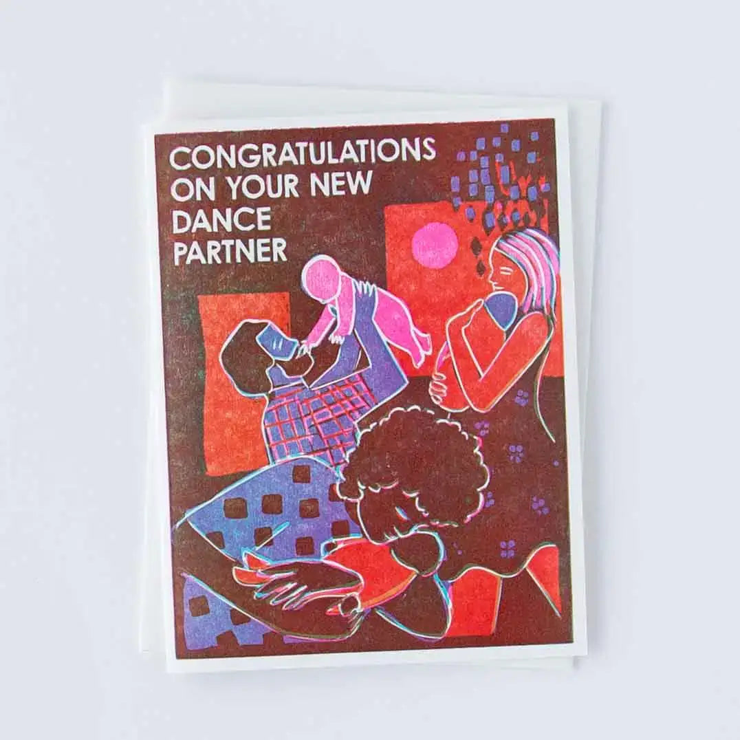 Congratulations On Your New Dance Partner (New Baby) Card