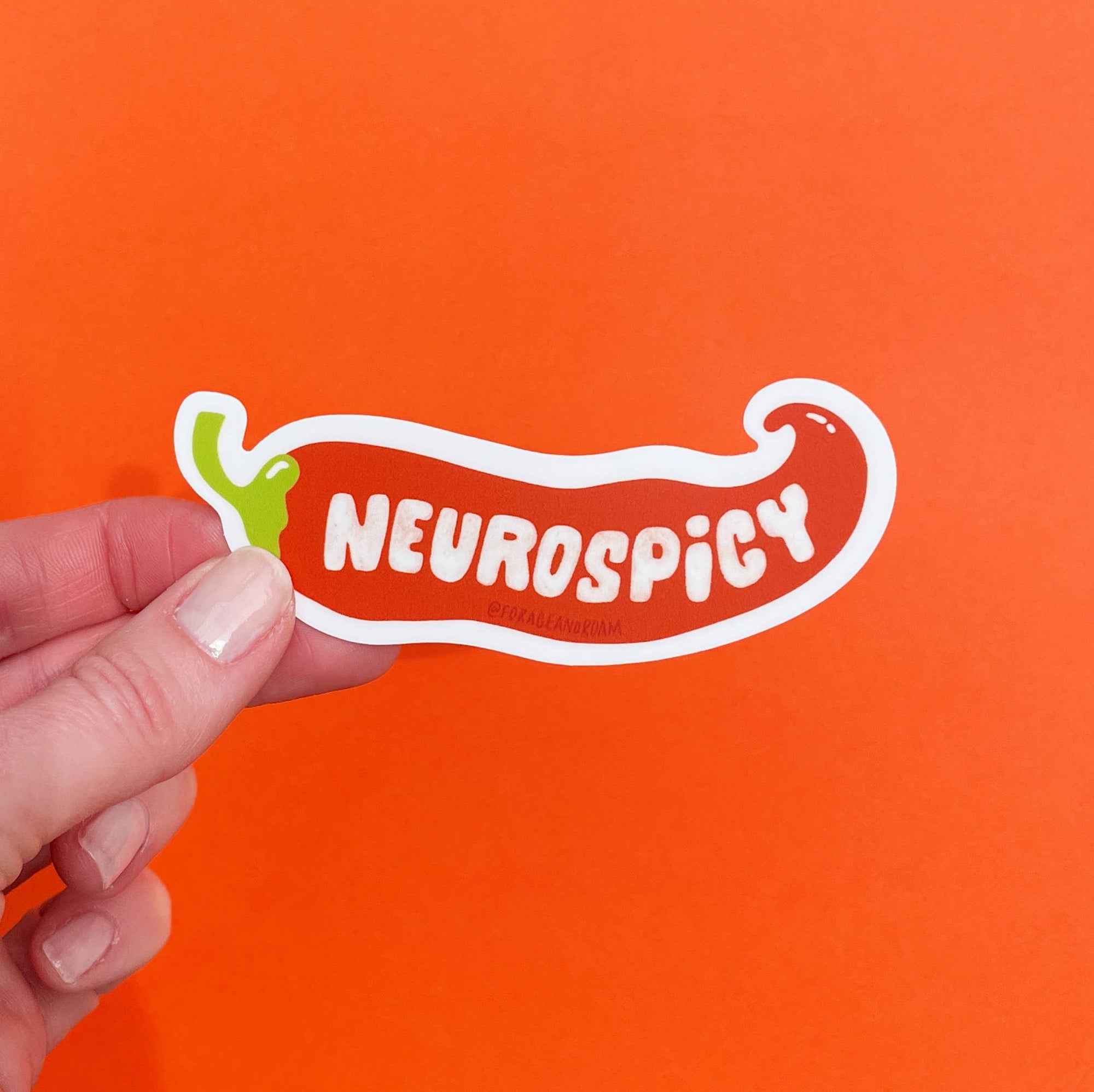 Neurospicy Pepper Sticker