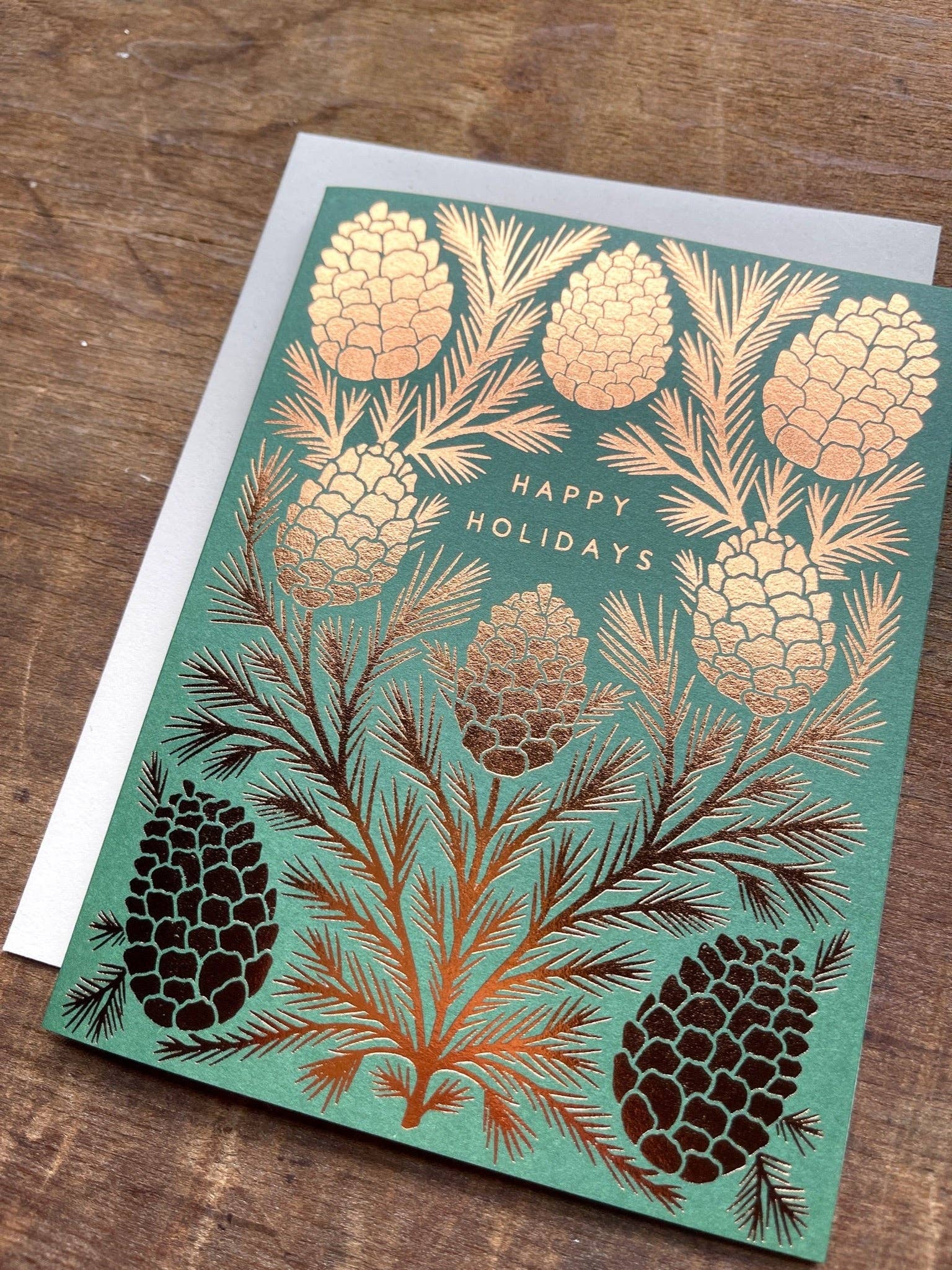 "Happy Holidays," Holiday Card: Set of 6