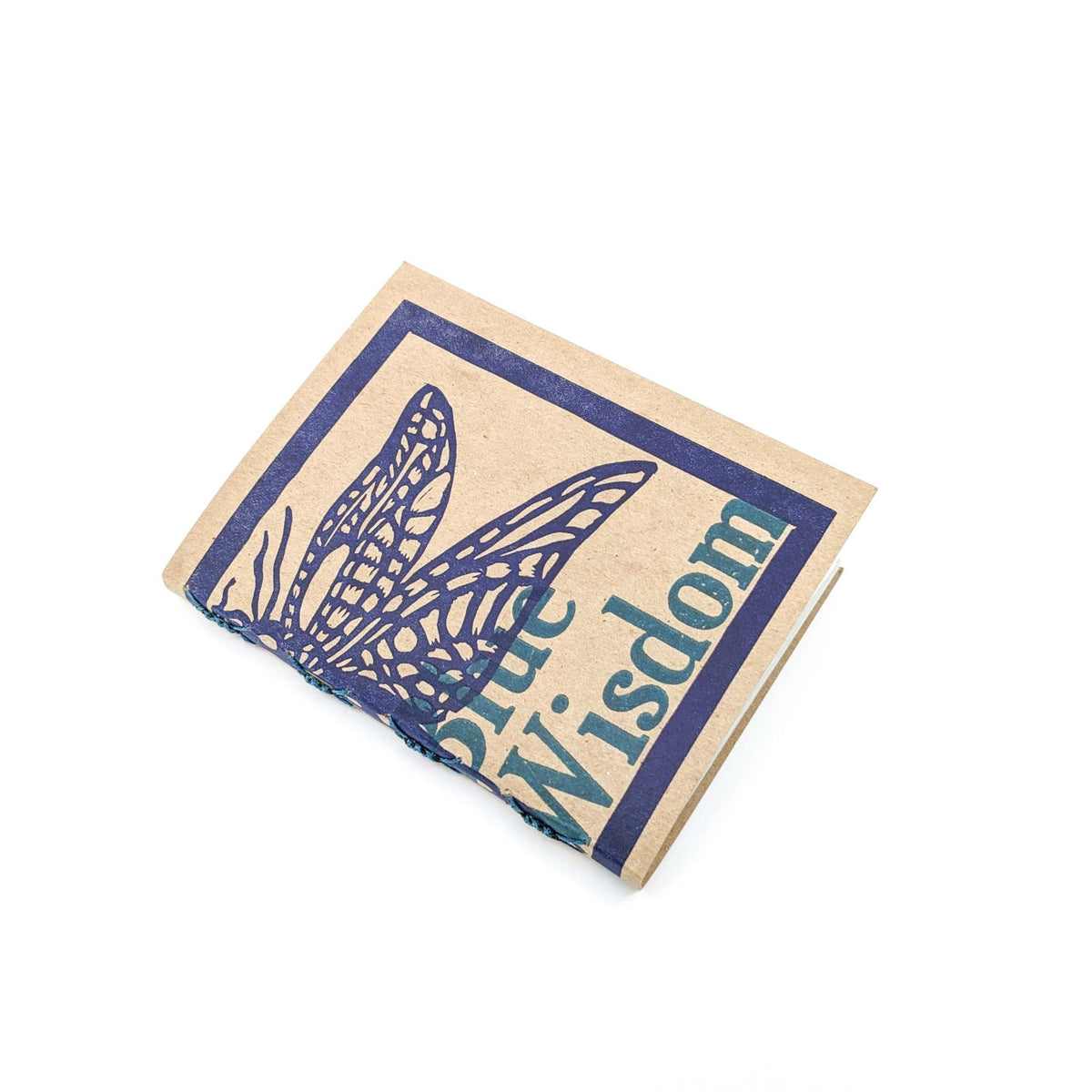 Purple Pumpkin Press - Thick Paper Journals - Blue Wisdom on Kraft - VISUAL INDEX