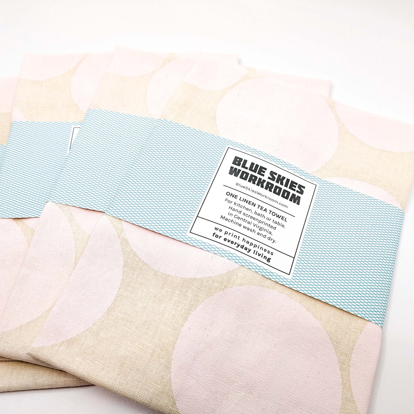 Screenprinted Linen Tea Towels