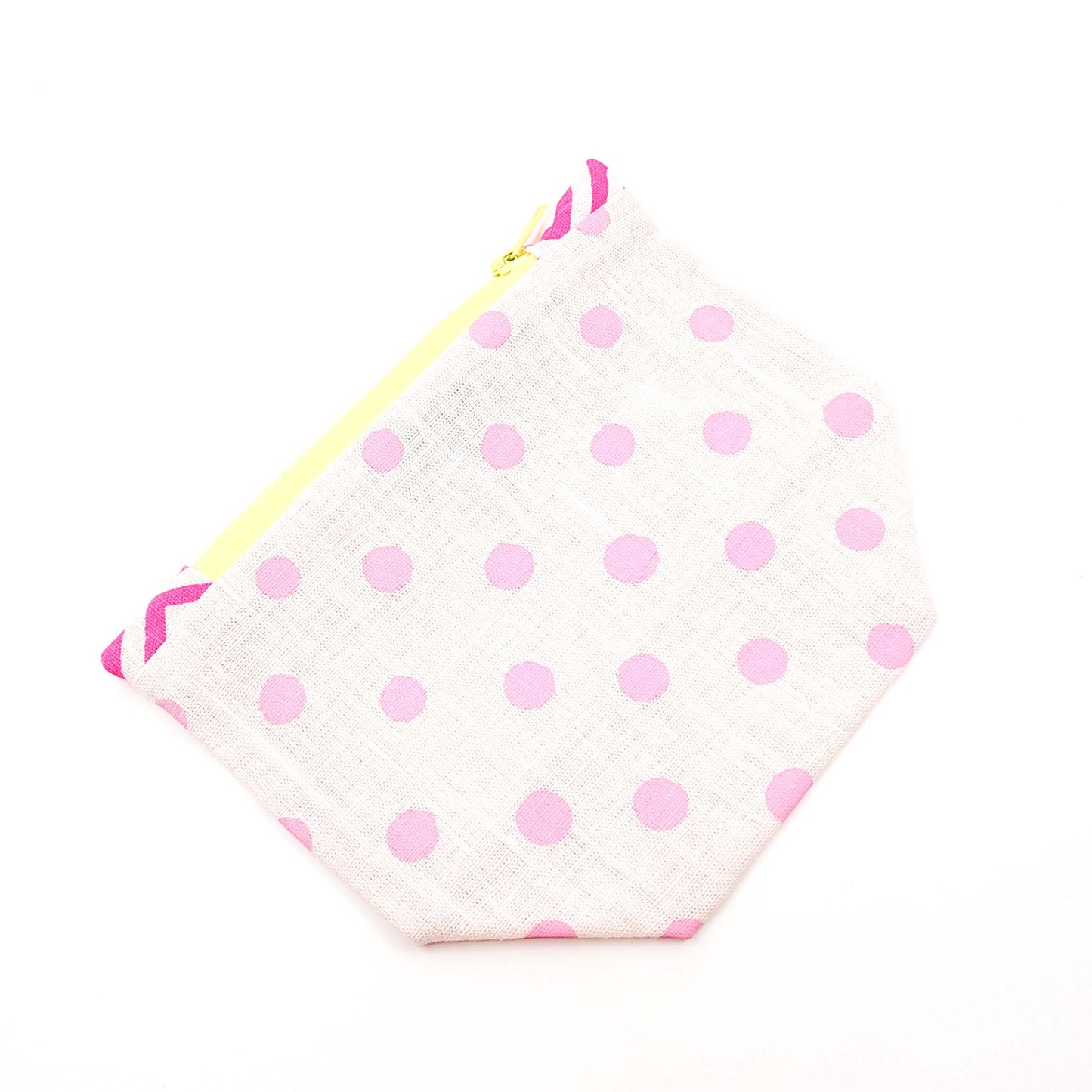 Gusseted Zippered Pouches, Linen, Small / various prints